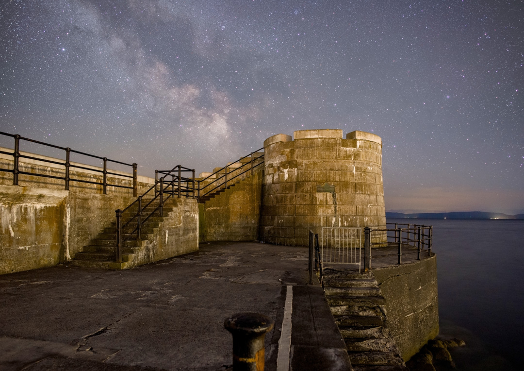 Milky Way Over Saltcoats Harbour
