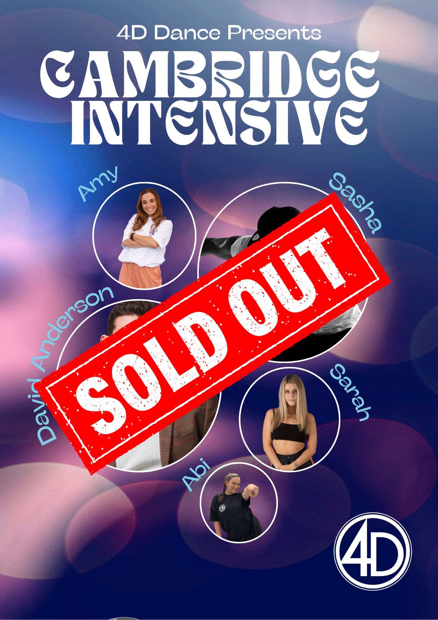 CAMBRIDGE SUMMER WORKSHOP 2026 - 3 - 7 August - SOLD OUT