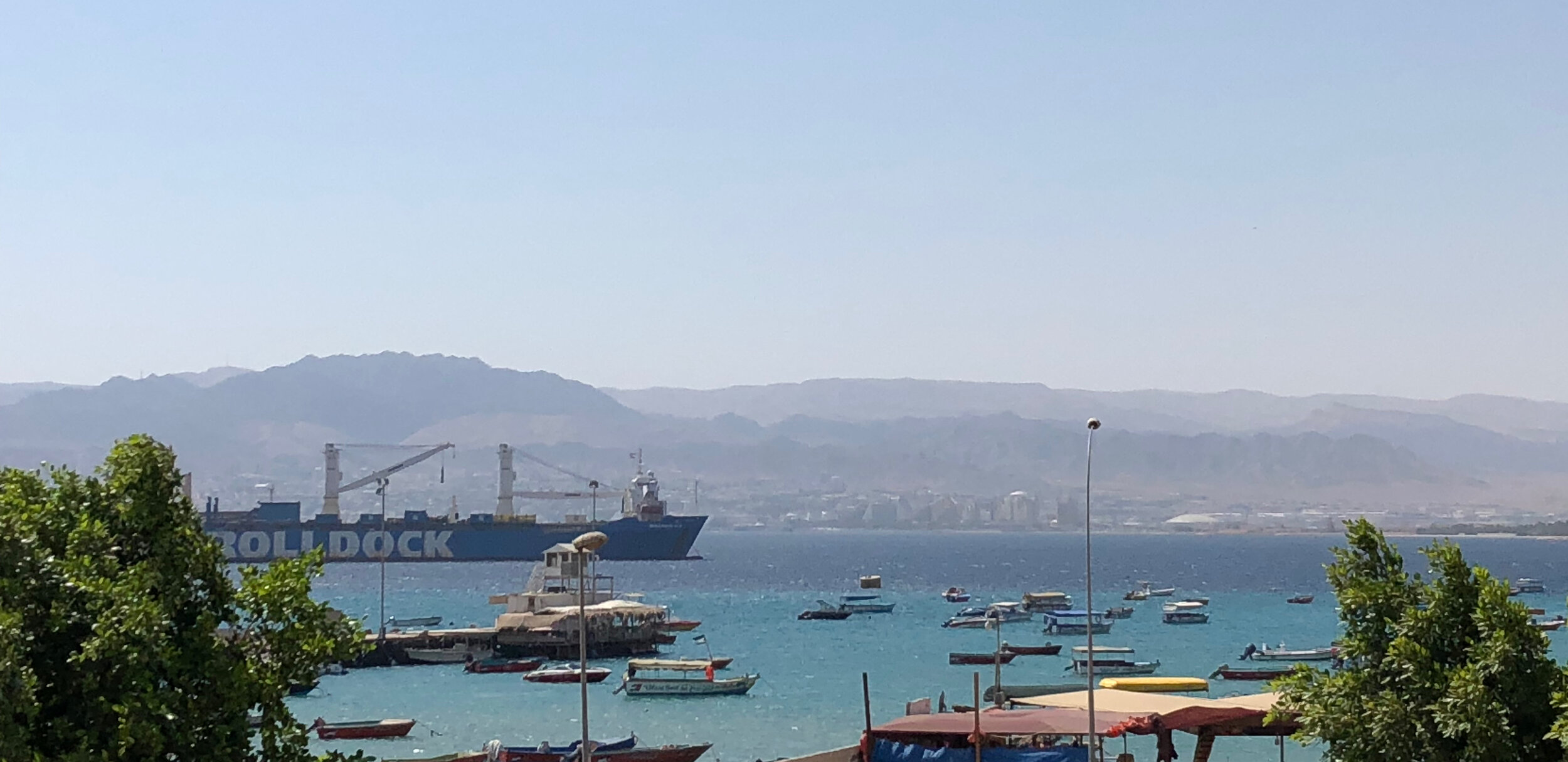 The bustling Port of Aqaba, where a 2009 labor strike by port workers brought international attention to the regime's repression of workers.