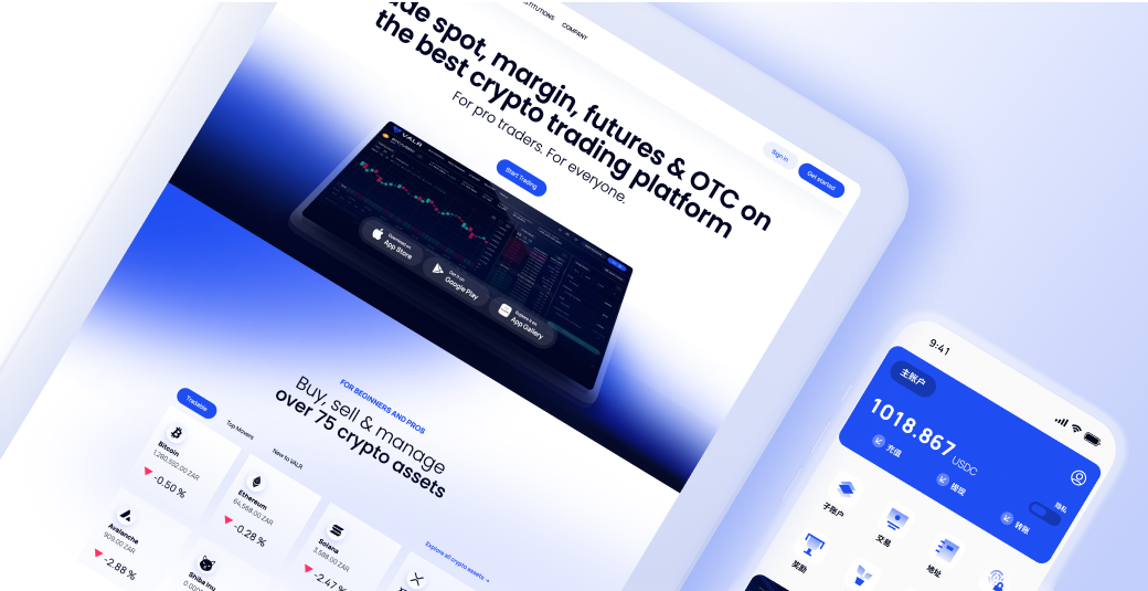 New VALR website