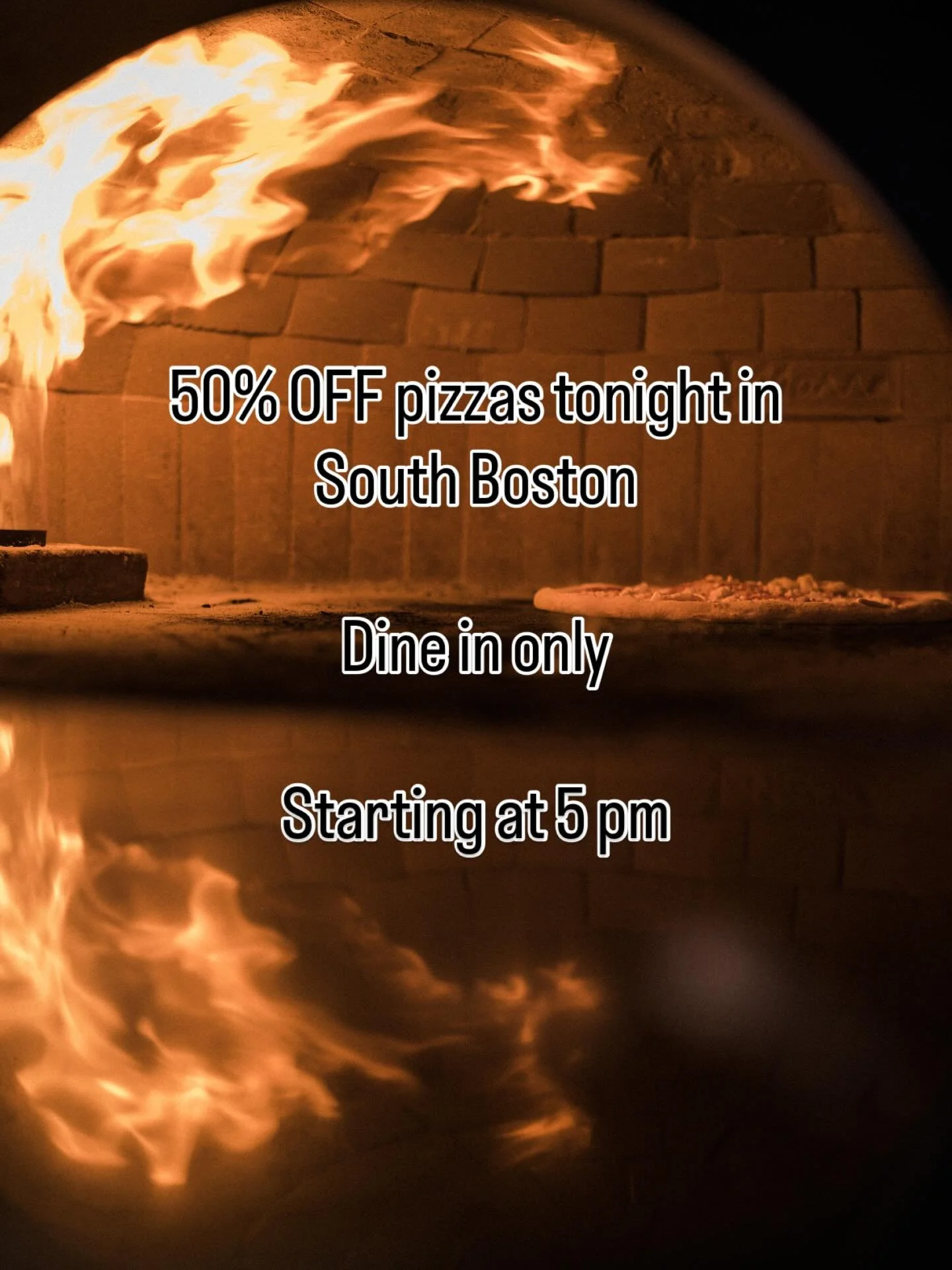 Central Square closing today at 4 pm

South Boston open at 5 pm with 50% off pizza dine in only