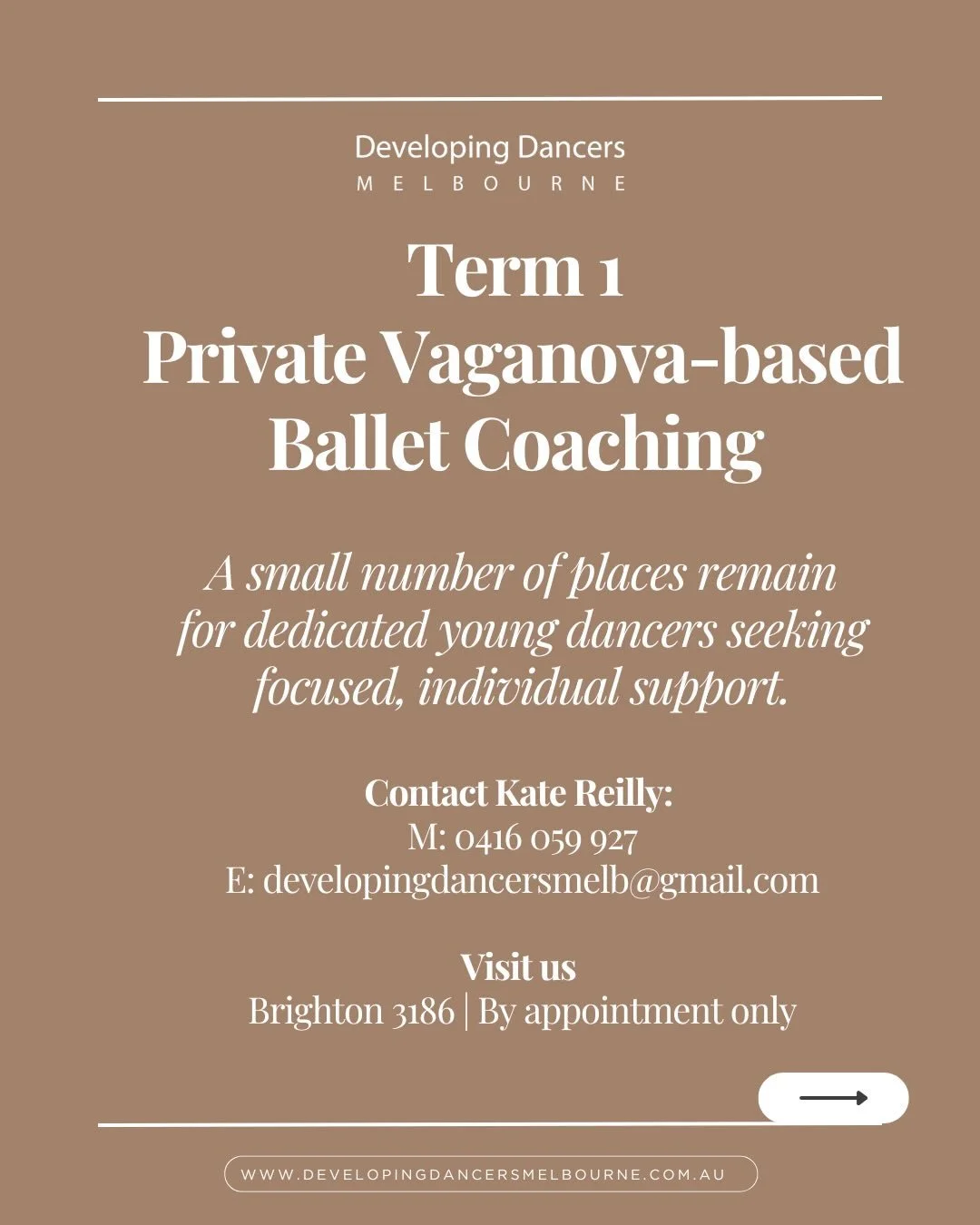 Every year I meet families whose children love ballet and dream of taking it further - but feel unsure about what pathway will suit their young dancer, and the timing of next steps.

A goal without a plan can leave dancers and their families stuck, s