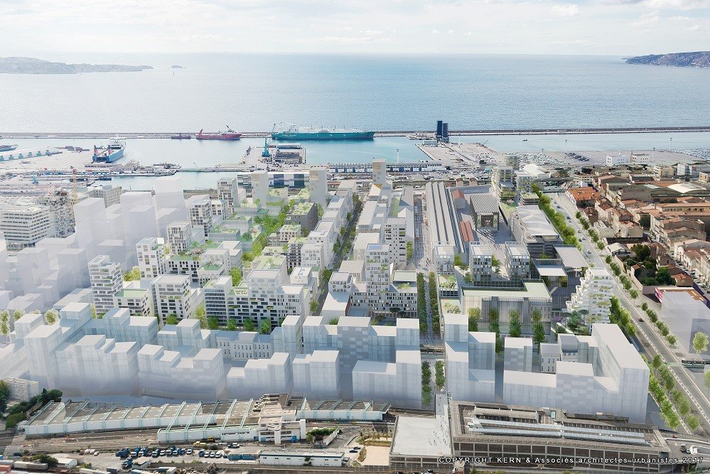 De la maquette à la réalité -  EUROMÉDITERRANÉE 2 TOUR