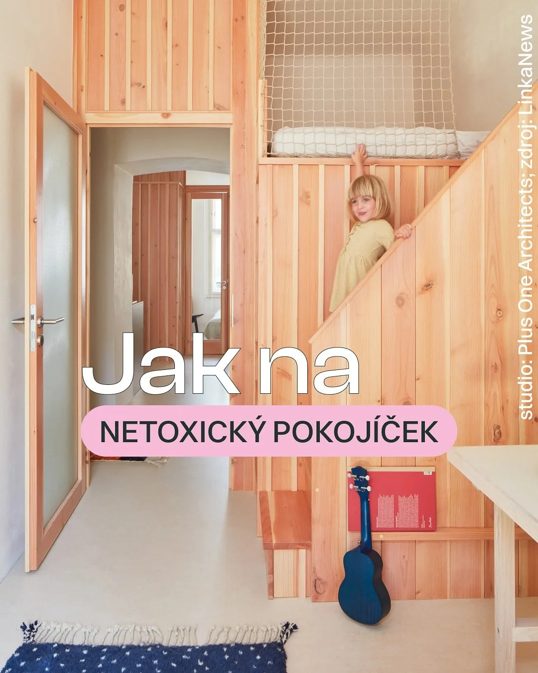 Minule jsme mluvili o tom, čemu se v dětském pokojíčku radši vyhnout. Ale jak ho zařídit tak, aby byl opravdu zdravý?
Tady je jednoduchý příklad, co ano a proč:
🌿 Přírodní koberec je l