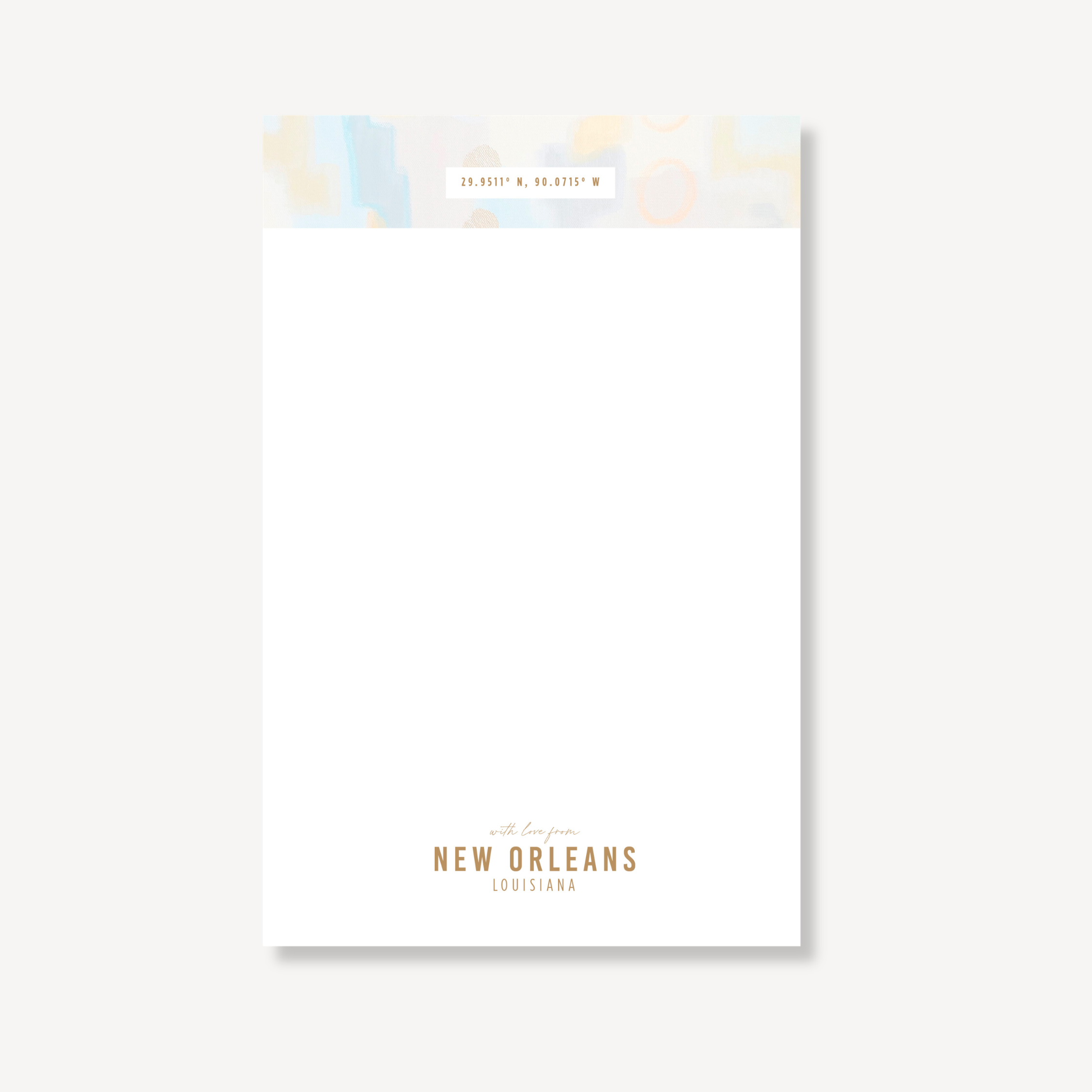 New Orleans Hometown Notepad