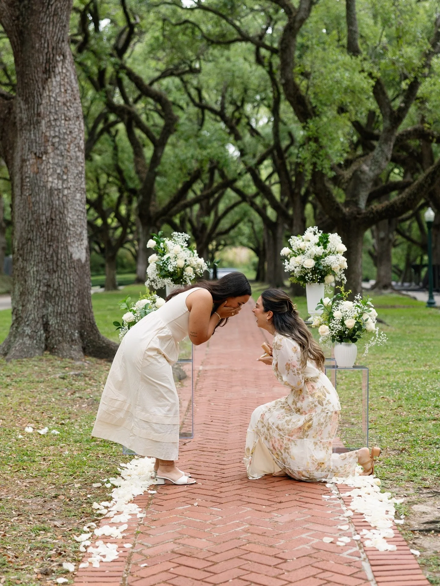 Uno reverse !!! 💍

Could not be more excited for these gorgeous humans. 💛

&bull;

Houston wedding photographer, Houston proposal, Houston engagement session, Texas wedding photographer, Houston LGBTQ photographer, surprise proposal