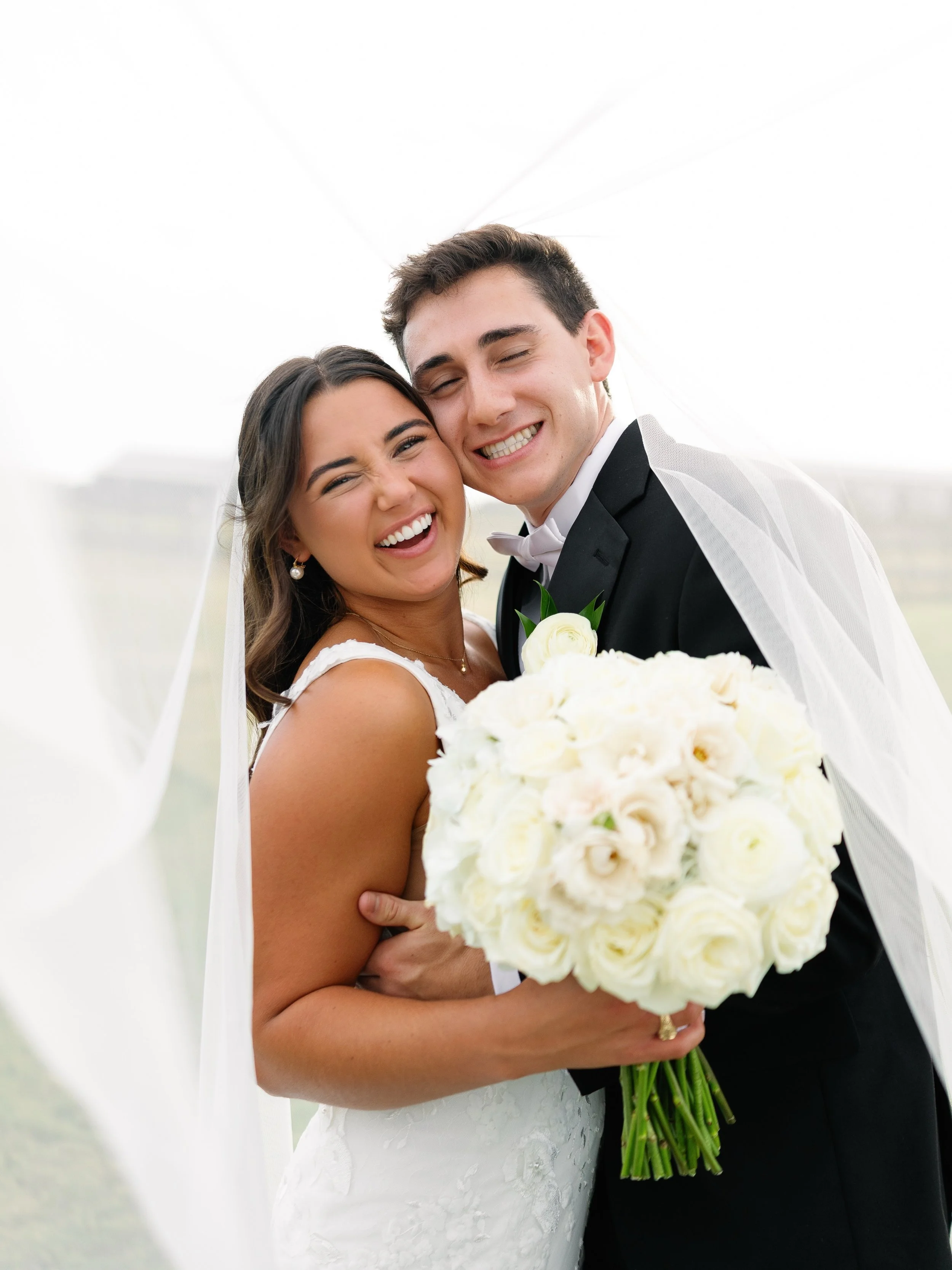 The Whitleys big day at @thefarmhouseevents 🤍🕊️