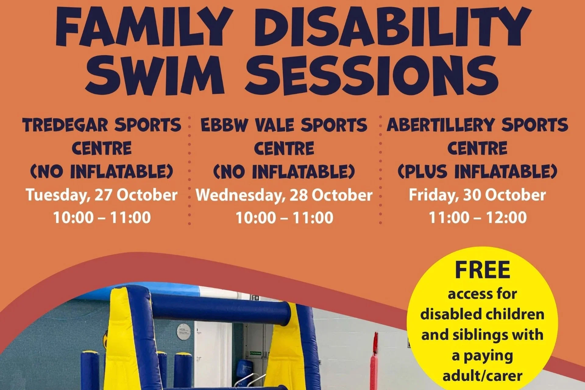 Tredegar Family Disability Swim