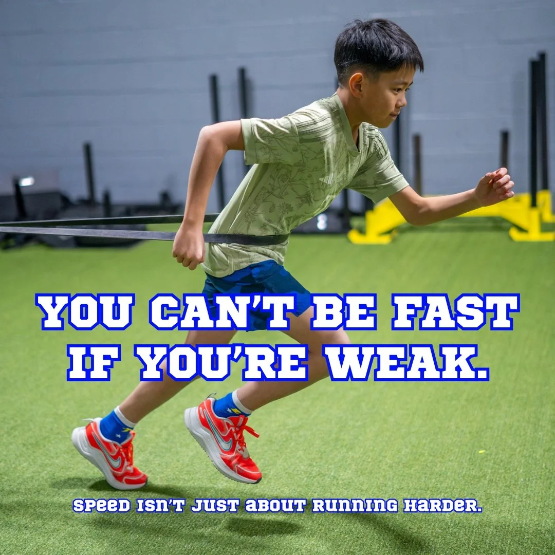 You can&rsquo;t be fast if you&rsquo;re weak &mdash; and most athletes don&rsquo;t realize that&rsquo;s what&rsquo;s holding them back.

Speed comes from how much force you can put into the ground and how quickly you can apply it. Strength builds the