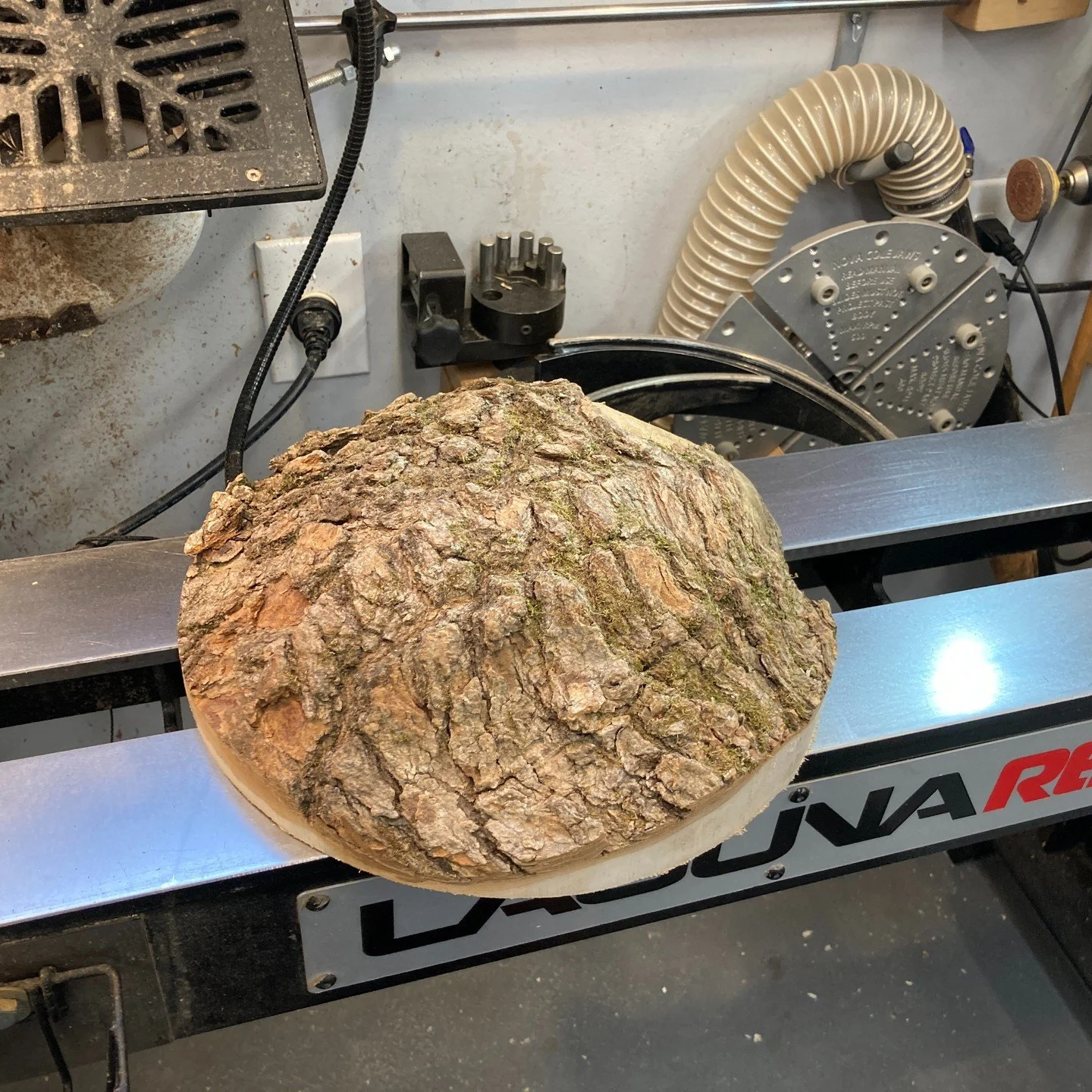 Coring, coring, coring... So many rough bowls piling up to dry and finish in the Spring for markets in the new year!!!!

#woodturning 
#ericweberwoodcraft 
#artmarket 
#craftmarket 
#interiordesign 
#coolwood 
#woodworking 
#naturaledge 
#woodbowl