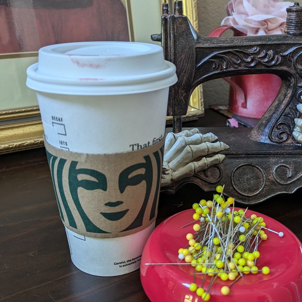 One of my favorite clients, that I've been doing dresses for for over five years, came to me two weeks ago for a bridesmaids dress, and brought me a chai. Today she returned to pick up her finished dress, and brought me another chai. 🥰 Feeling so sp