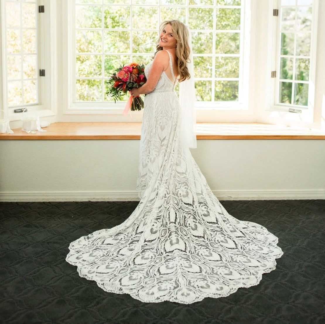 My beautiful 2024 bride Sarah came back this week to drop off her dress for cleaning and preservation, (and it was possibly the cleanest dress I've ever seen after being worn.) Sarah and I became friends during her fittings, and we did something real