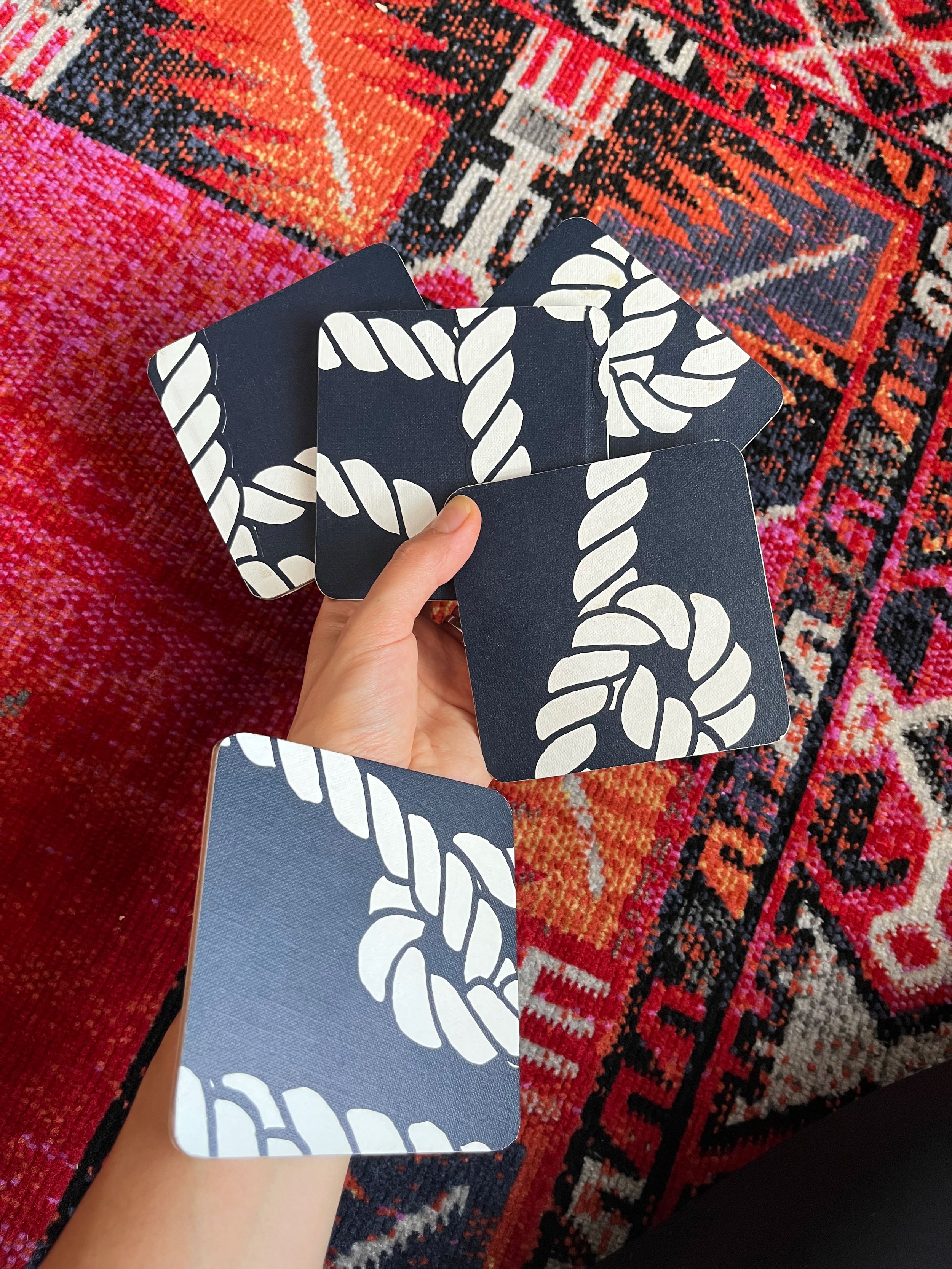 Coolest Coasters with Wallpaper Scraps — CREATIVE STIX STUDIO