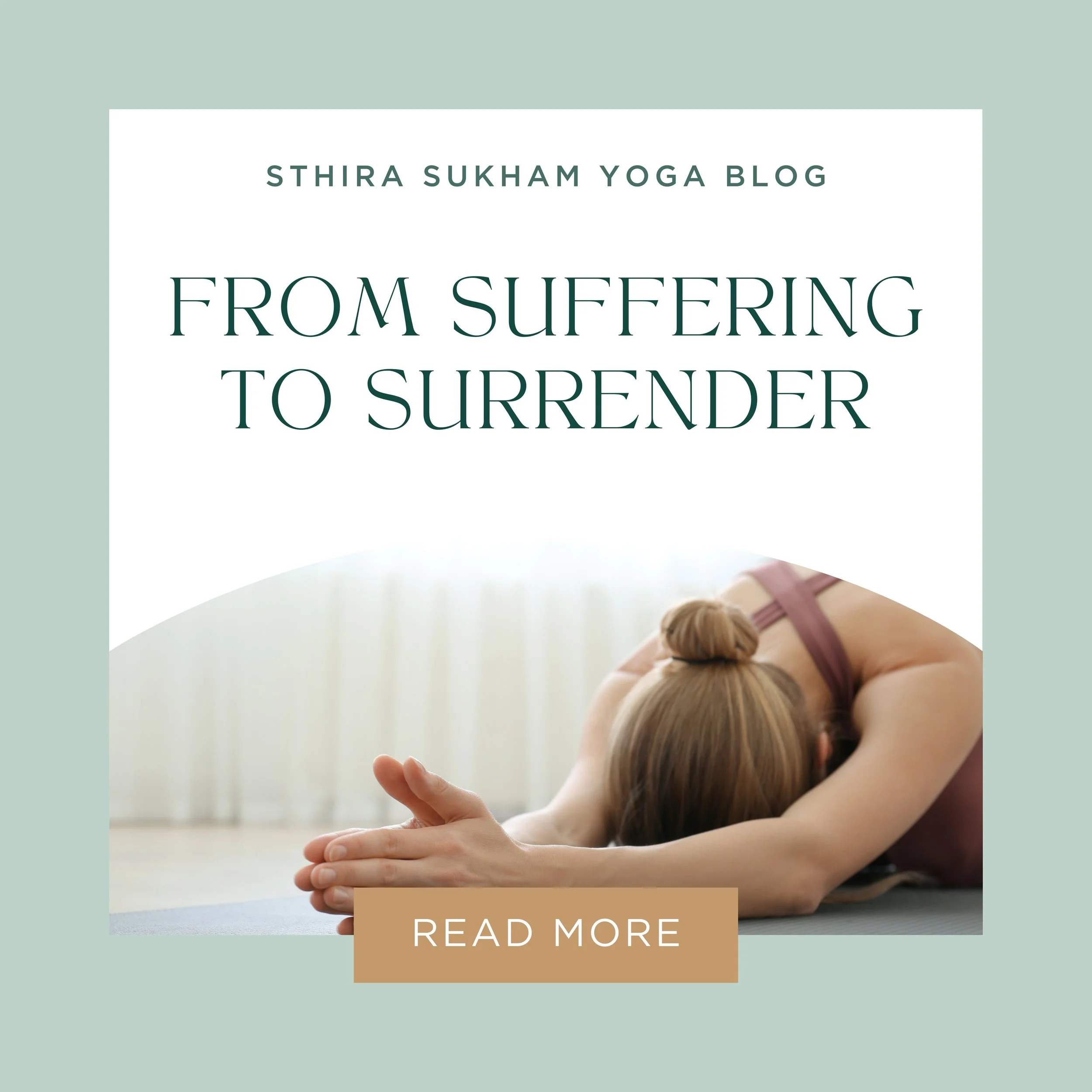 From Suffering to Surrender