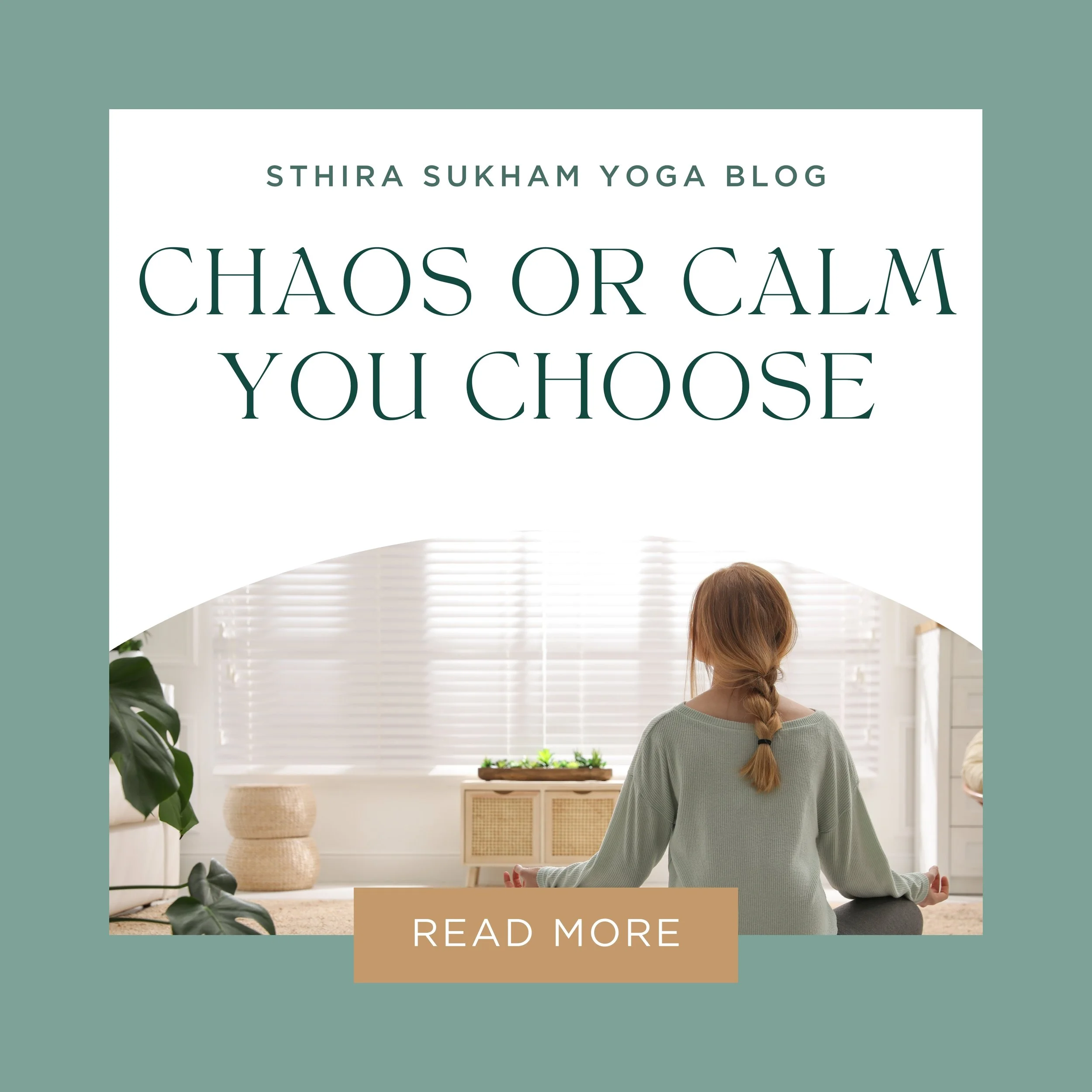 Calm or Chaos… You Choose
