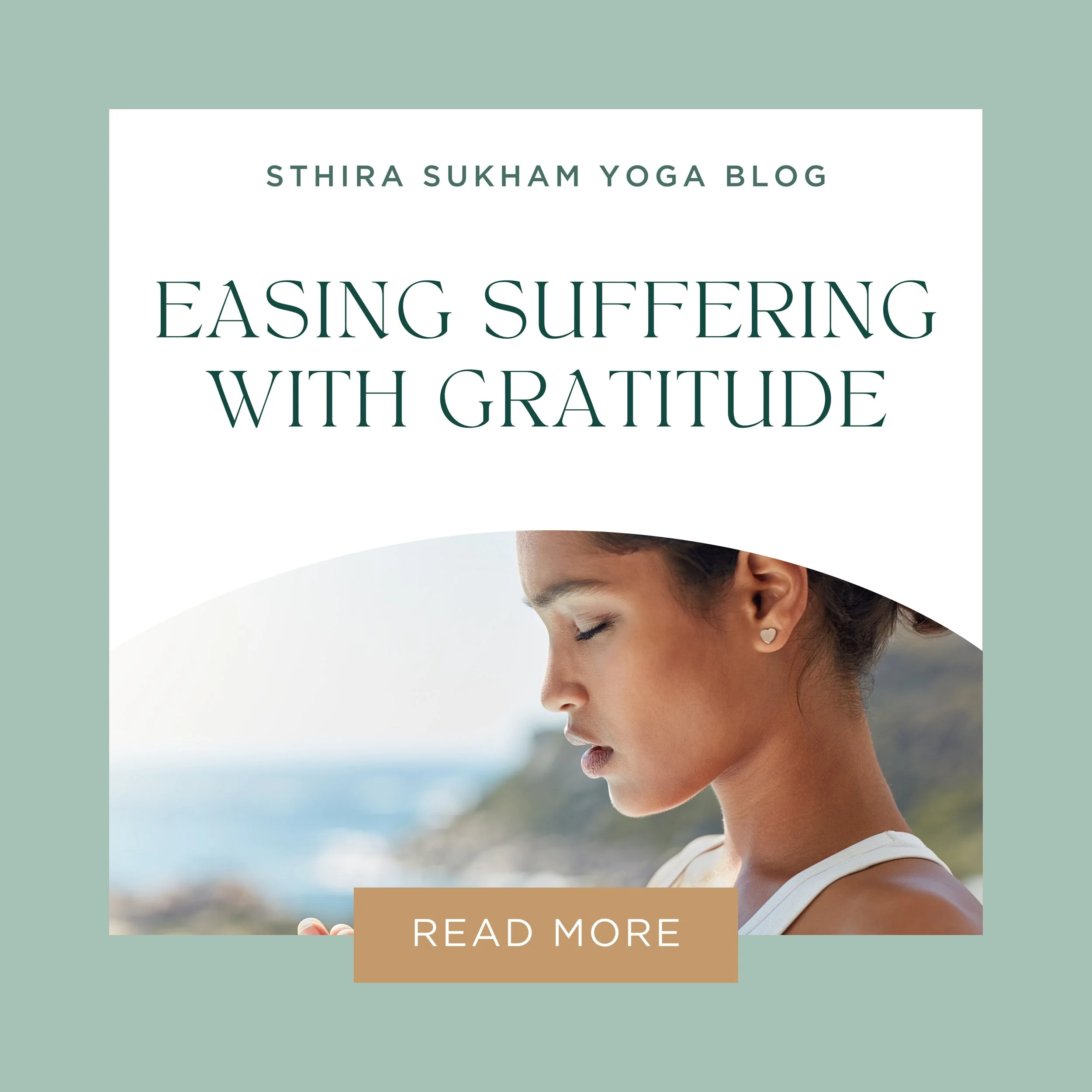 Easing suffering with gratitude
