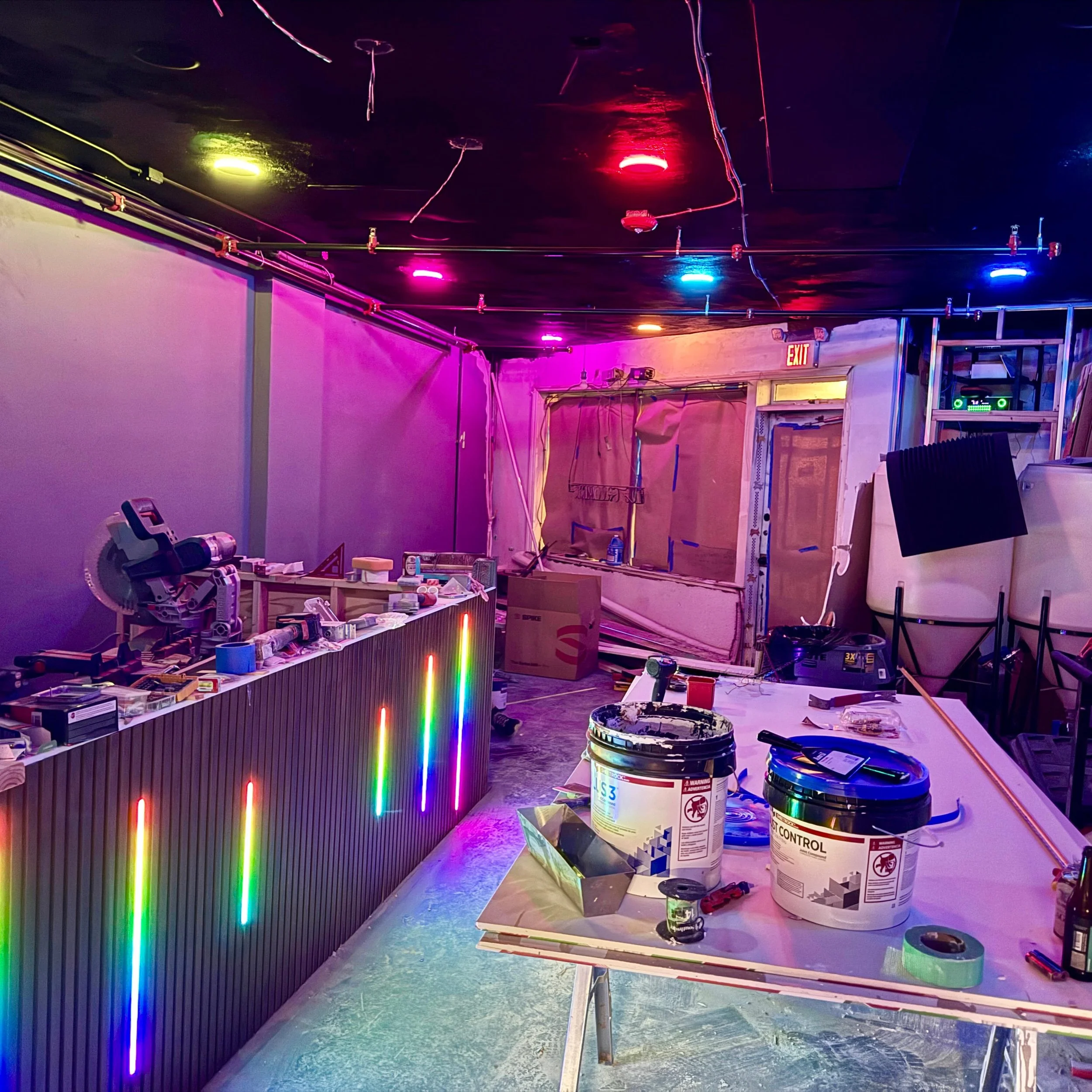 Getting there! Overhauling a building, with 2 full time jobs and 2 kids isn&rsquo;t easy, but we&rsquo;re having a blast (although exhausted)! Matt&rsquo;s here every night and weekend killing it, stop by and say hi if you walk by, maybe bring him a 