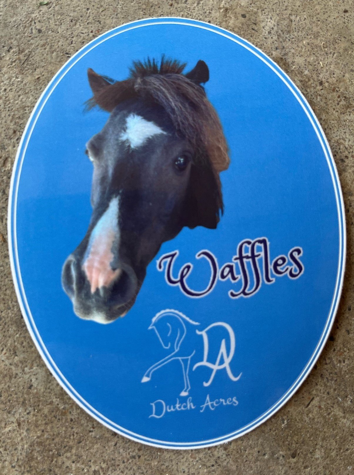 Waffle Sticker