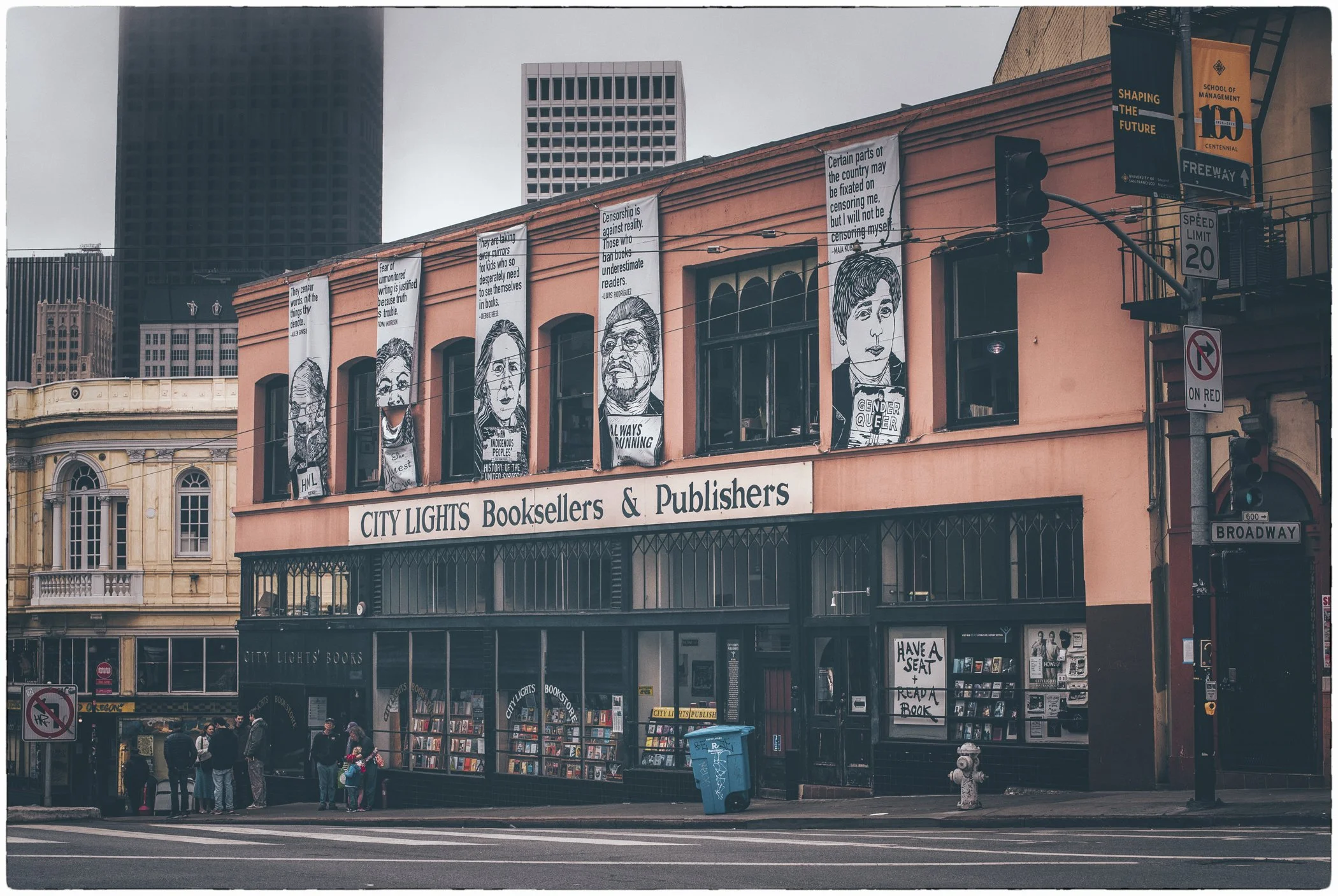 City Lights Bookstore (Article and Photos by Roderick Stent)