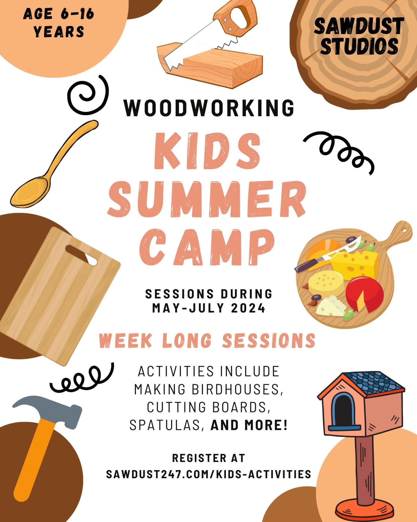 We're so excited for this summer!  Sign your kiddos up today! 

https://www.sawdust247.com/kids-activities

#sawduststudios #shoplocal #teachthemyoung #summercamps2024 #woodworking #columbiamissouri #como