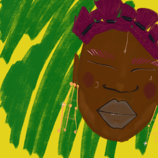 black female illustrator