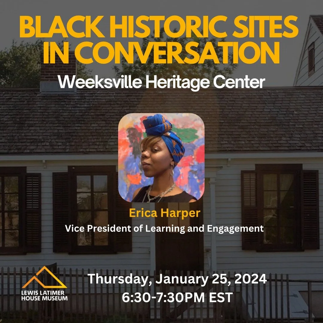 Join us for a thought-provoking conversation on the role of institutions in our communities! Erica Harper, VP of Learning and Engagement at @weeksvilleheritagecenter, will share insights into Weeksville's history and its impact on redefining the resp