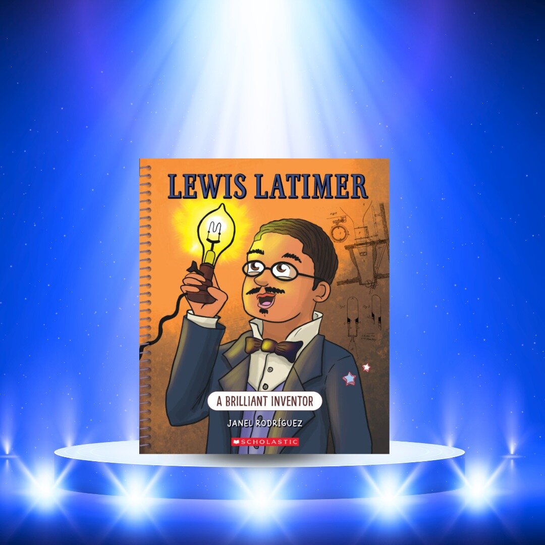 &quot;Lewis Latimer: A Brilliant Inventor&quot; is a collaboration between the Lewis Latimer House Museum and @scholastic, written by @janelrodriguezferrer. The book is illustrated with a combination of real photos and pictures featuring graphic art,