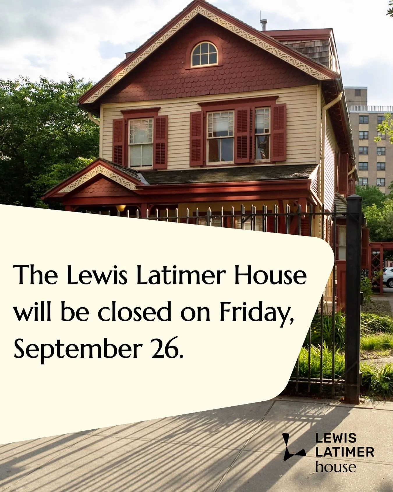 📢 Notice: We will be closed to the public tomorrow, Friday September 26. We look forward to welcoming you back during our regular hours on Saturday and Sunday!