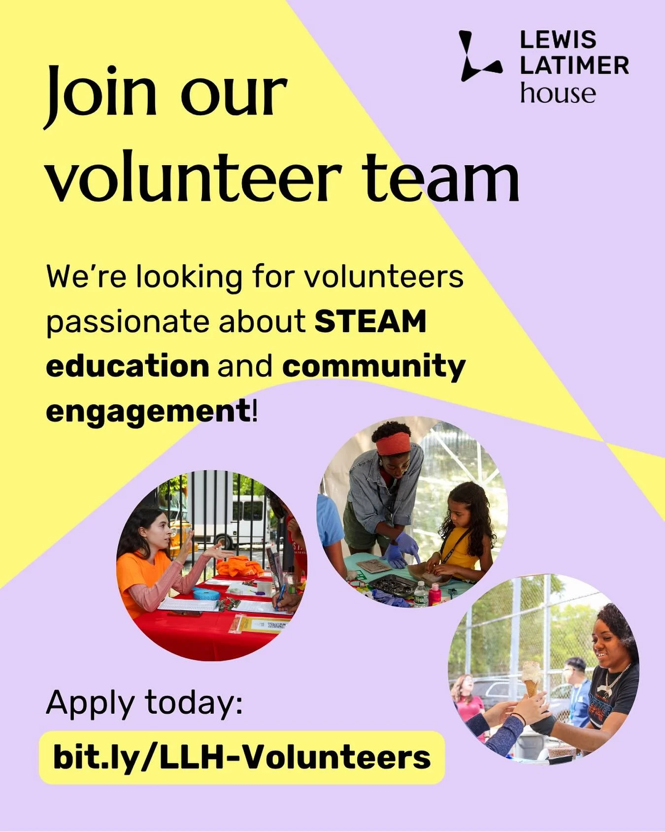 We&rsquo;re looking for volunteers! 🌟
Are you passionate about STEAM education, event coordination and community engagement? The Lewis Latimer House is seeking dedicated volunteers to help us uplift Lewis Latimer&rsquo;s legacy of imagination, conne