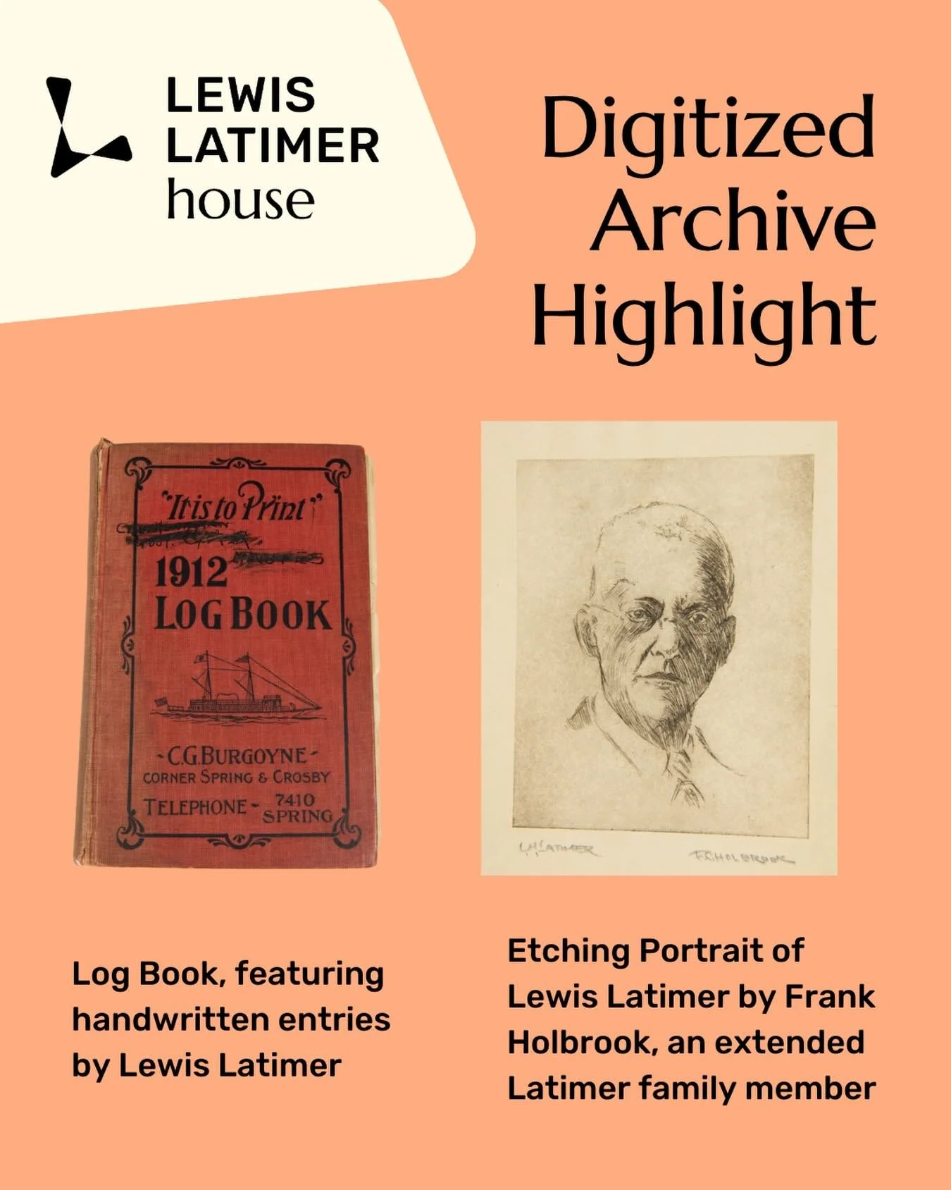 From handwritten notes and personal journal entries to original artworks, our digitized collections offer insights on Lewis Latimer&rsquo;s life, family, and practices. These materials go beyond invention and innovation, revealing the personal reflec