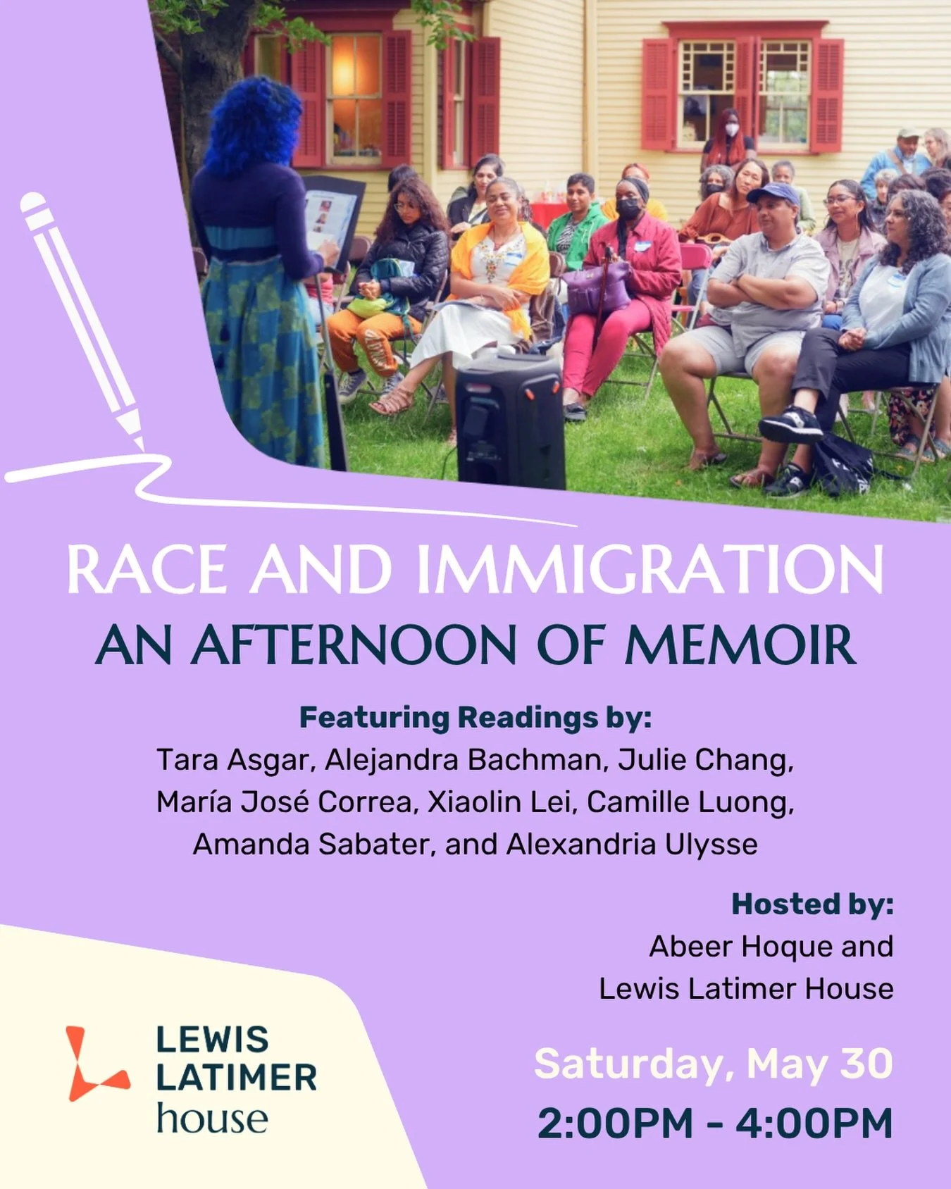 This spring, 8 Queens writers were selected to participate in our Memoir Workshop on Race and Immigration. Led by instructor and author, Abeer Hoque, they have been honing their narratives and developing their memoirs. Join us on Saturday May 30 to c