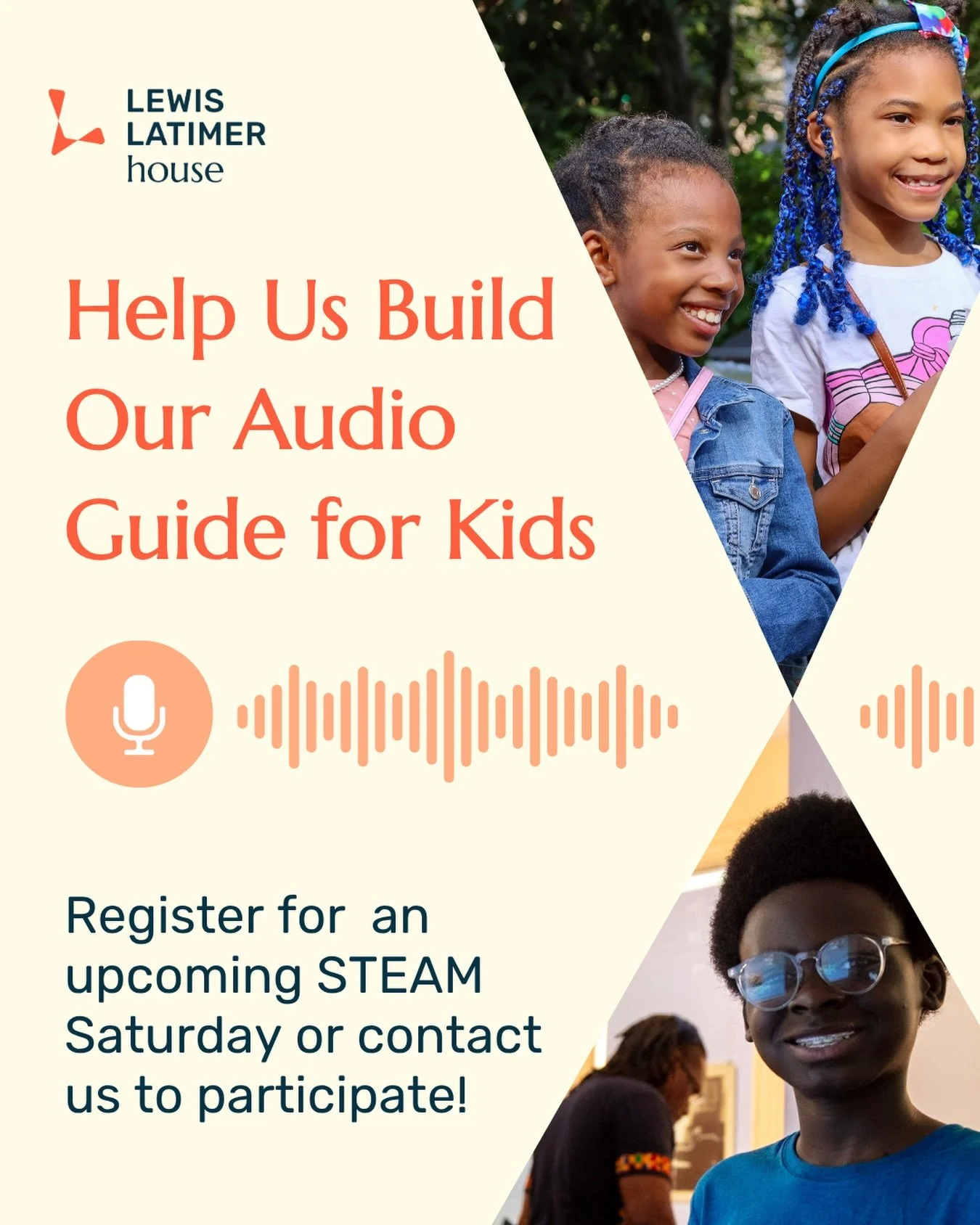 We&rsquo;re excited to announce that we are building an audio guide &ldquo;For Kids, by Kids.&rdquo; As our galleries continue to inspire young visitors from across NYC and beyond, we&rsquo;re inviting kids to share their favorite objects, discoverie