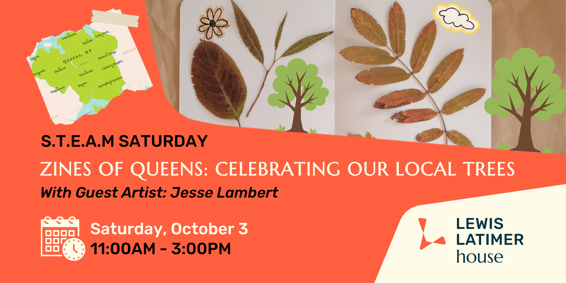 S.T.E.A.M Saturday: Zines of Queens - Celebrating Our Local Trees