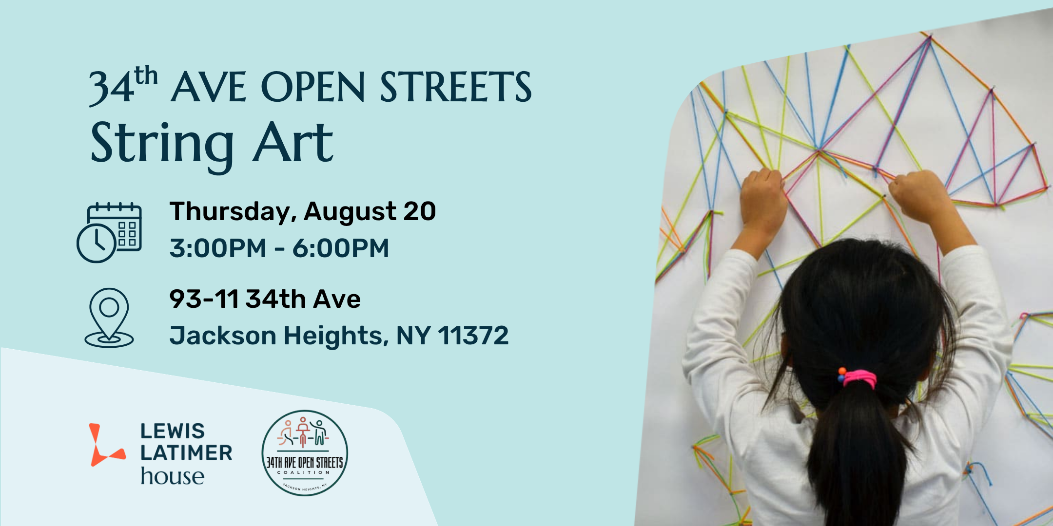 34th Ave Open Streets: String Art
