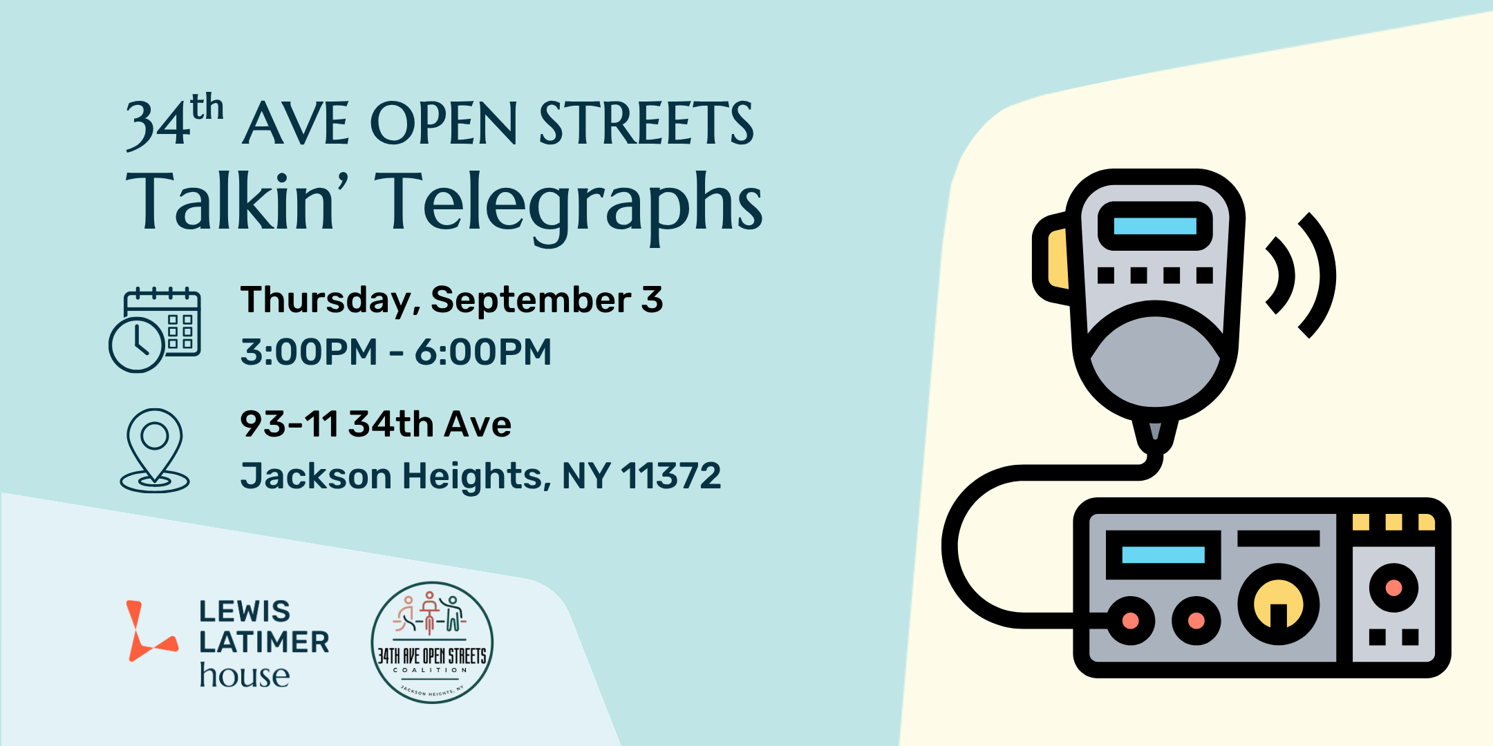 34th Ave Open Streets: Talkin’ Telegraphs