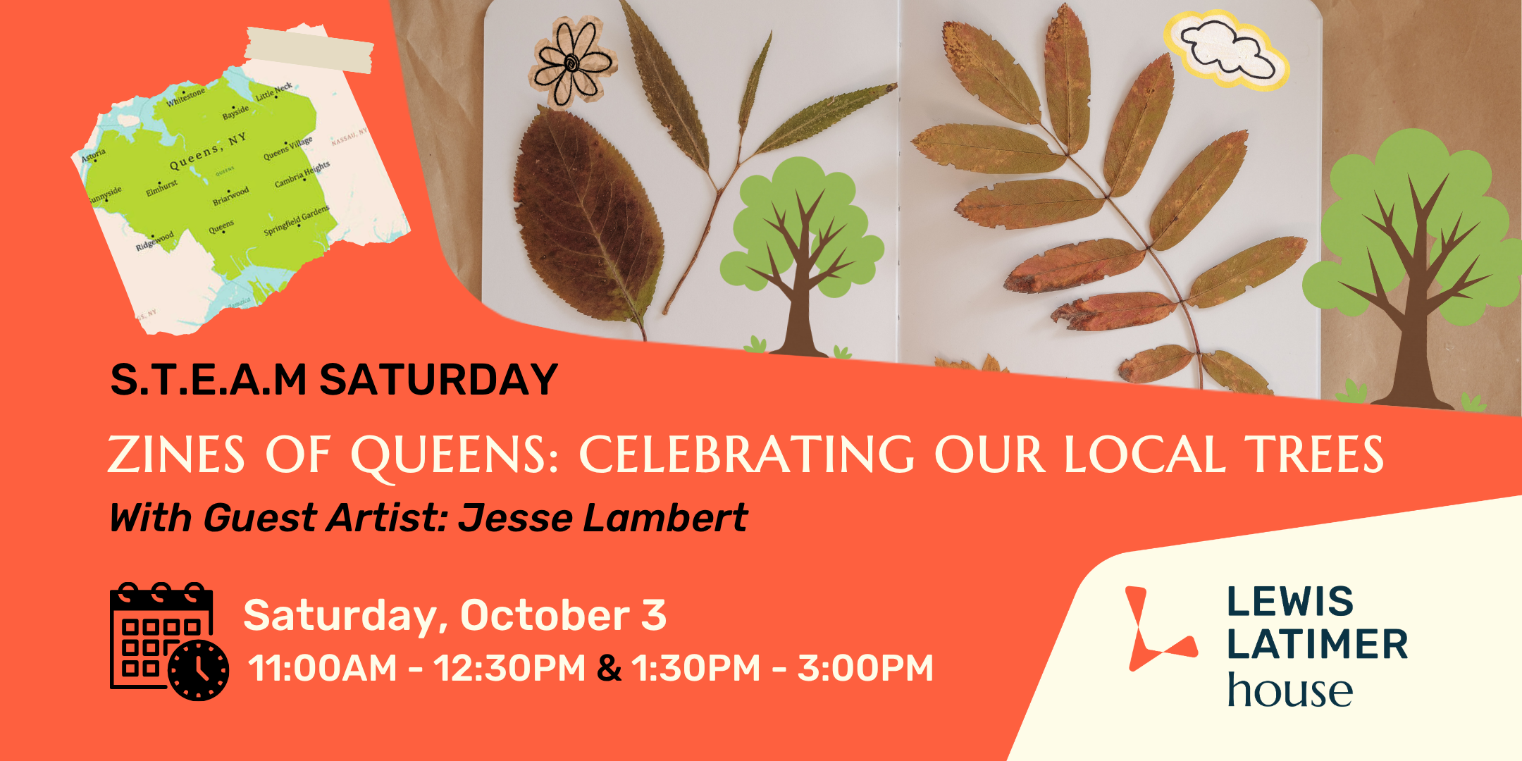 S.T.E.A.M Saturday: Zines of Queens - Celebrating Our Local Trees