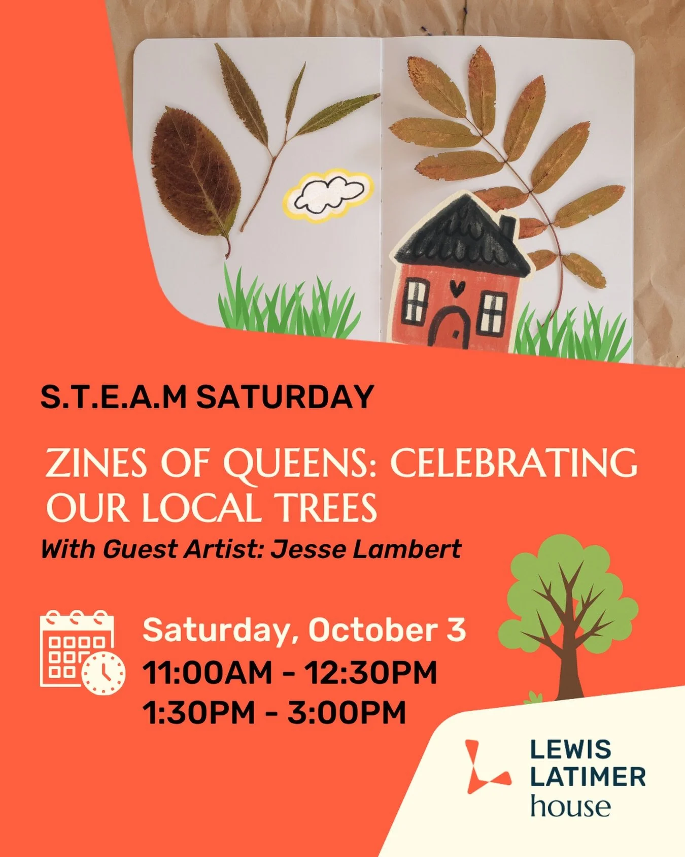 Join educators from the Lewis Latimer House as we celebrate the City of Forest Day and the importance of the trees that clean our air, reduce temperatures, and beautify our streets! We&rsquo;ll create zines with comic artist and illustrator, Jesse La