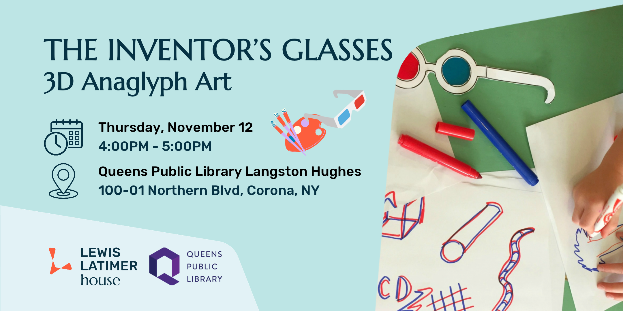 The Inventor’s Glasses: 3D Anaglyph Art