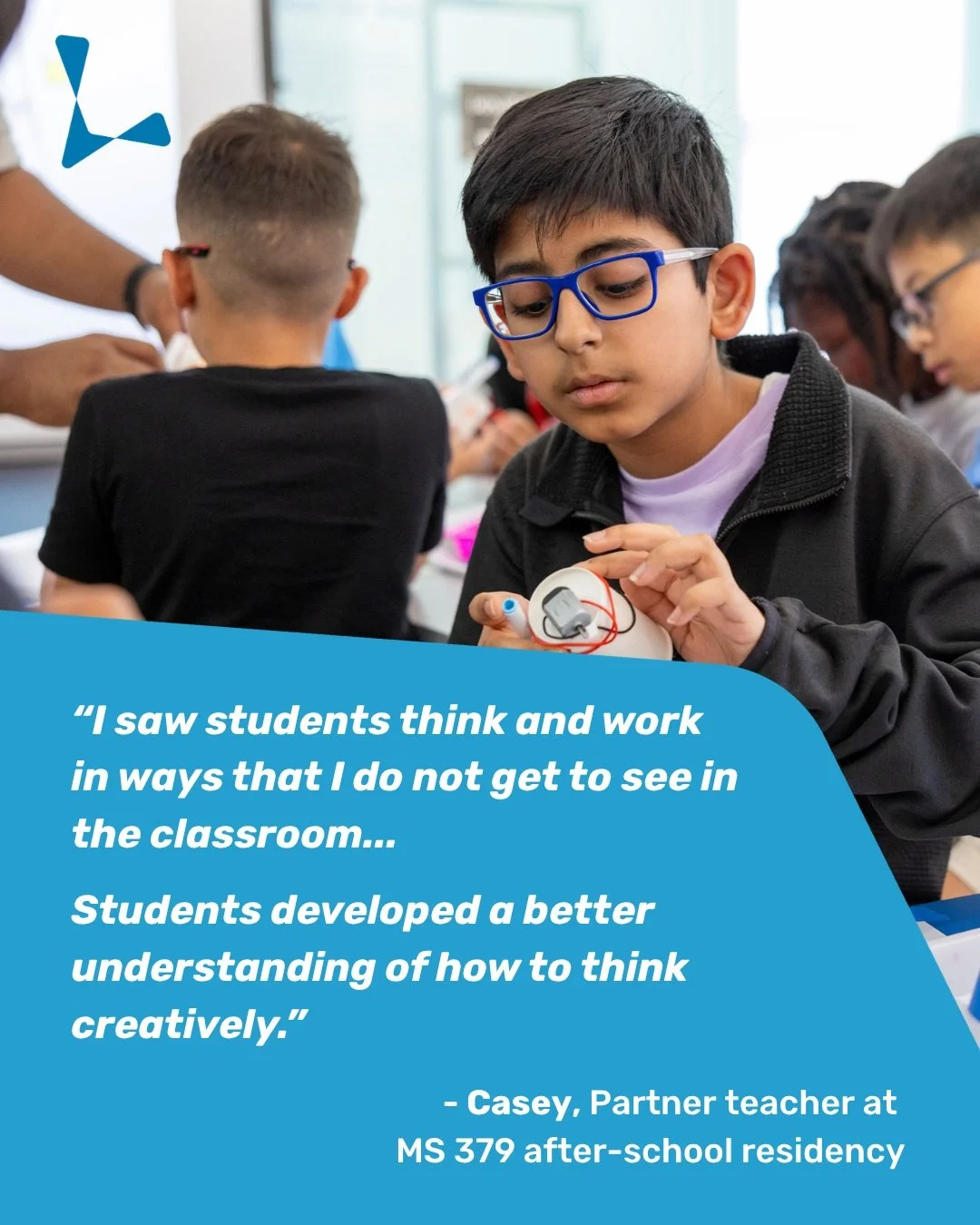 As we begin this year's residencies at partnering schools, we're proud to look back at what students and partner teachers have accomplished at our residency programs last year. 

In FY26, we completed 6 after-school residencies, bringing the Lewis La