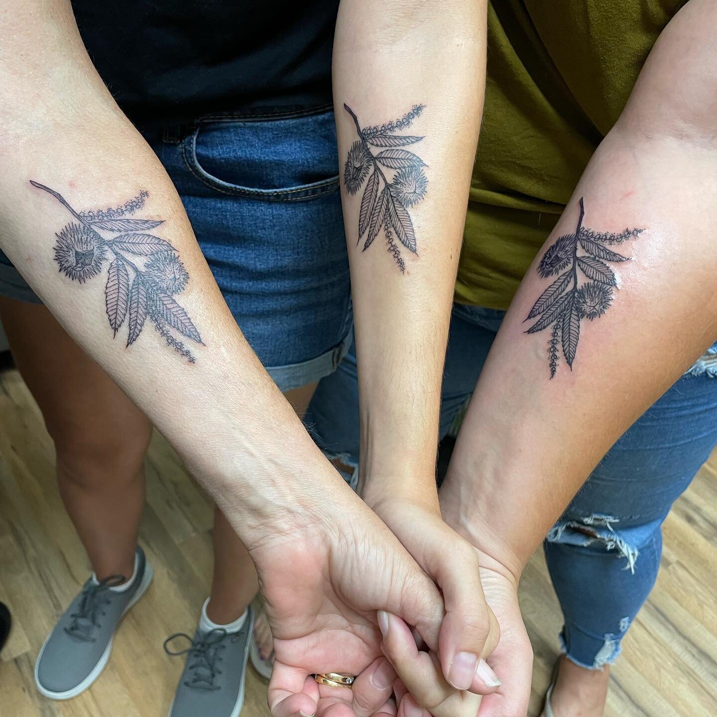 ALS has shown me you can&rsquo;t keep putting things off; every single day matters. Today we finally got matching chestnut tattoos in celebration of our amazing family. Thank you @post_apocalipstick for making it a day we&rsquo;ll never forget.