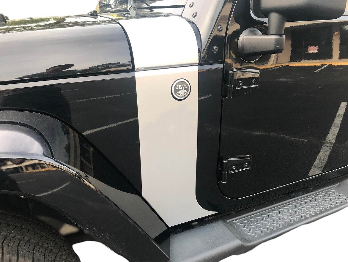 Fits Jeep Wrangler Side Wilder Stripes: Auto Vinyl Graphics Decals And Stickers Years Years 2007-2018