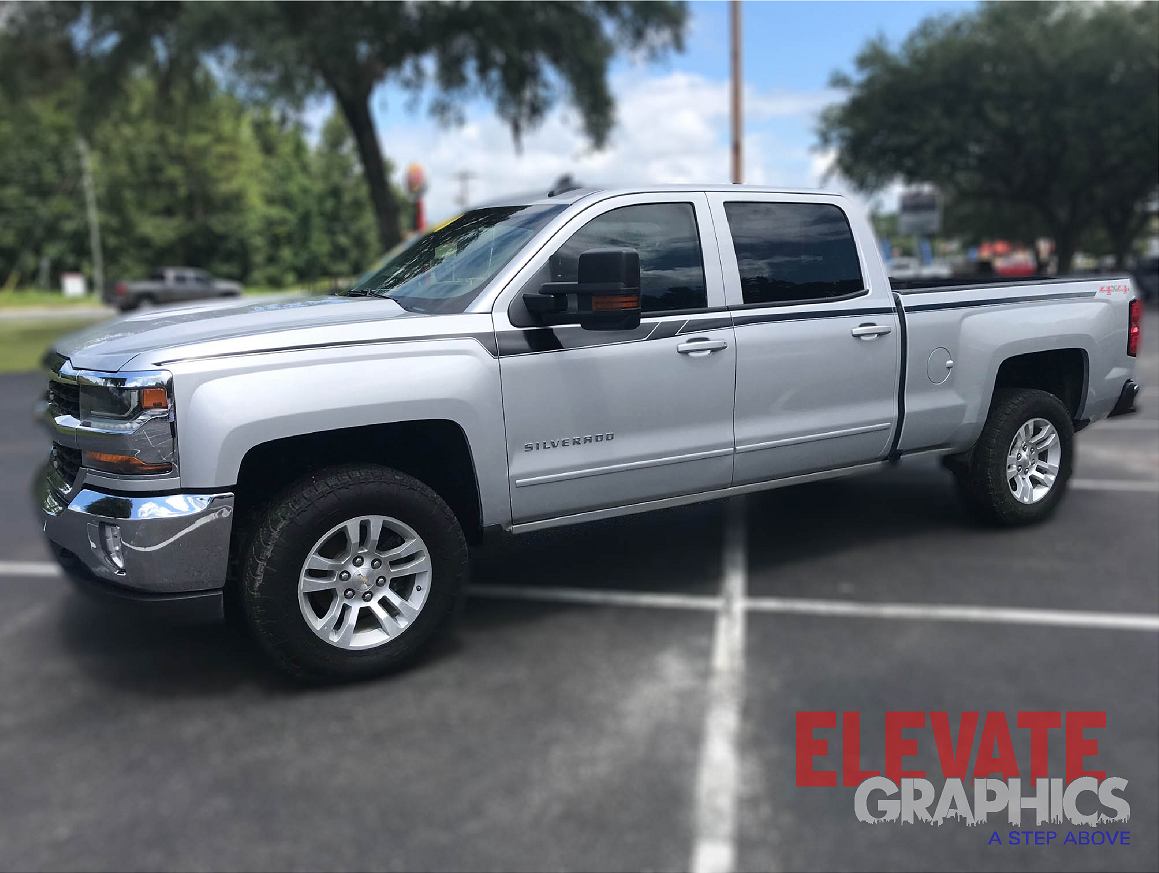 Chevy Silverado 1500 3m Vinyl Stripes, OEM Style Graphics, Custom ...