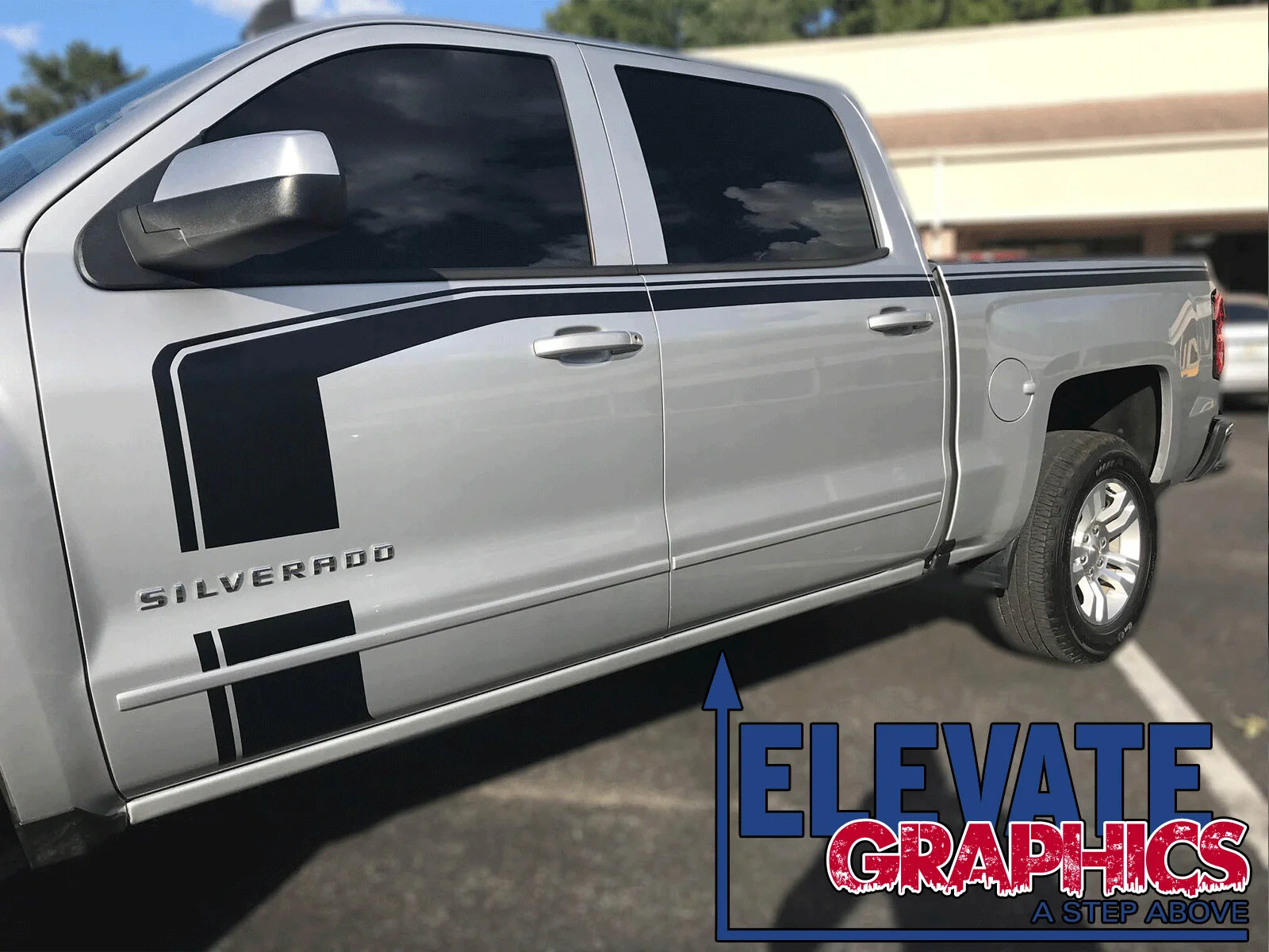 Chevy Silverado Side Oracle Wide Pin Stripes: Auto Vinyl Graphics 3M ...