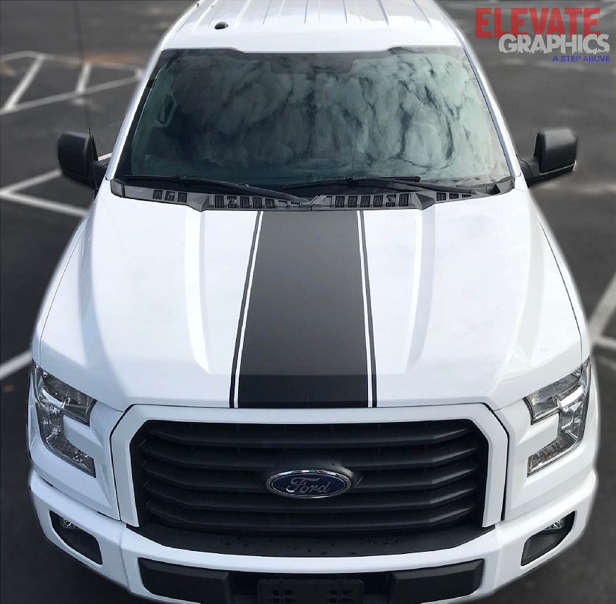 Ford F-150 Solid Rally Stripes: Auto Vinyl Graphics 3M Decals And OEM ...