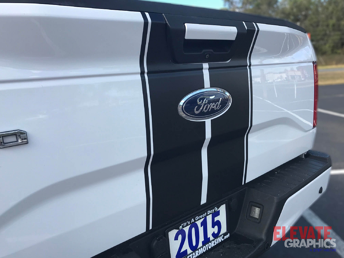 Ford F-150 Rally Split Stripes: Auto Vinyl Graphics 3M Decals And OEM ...