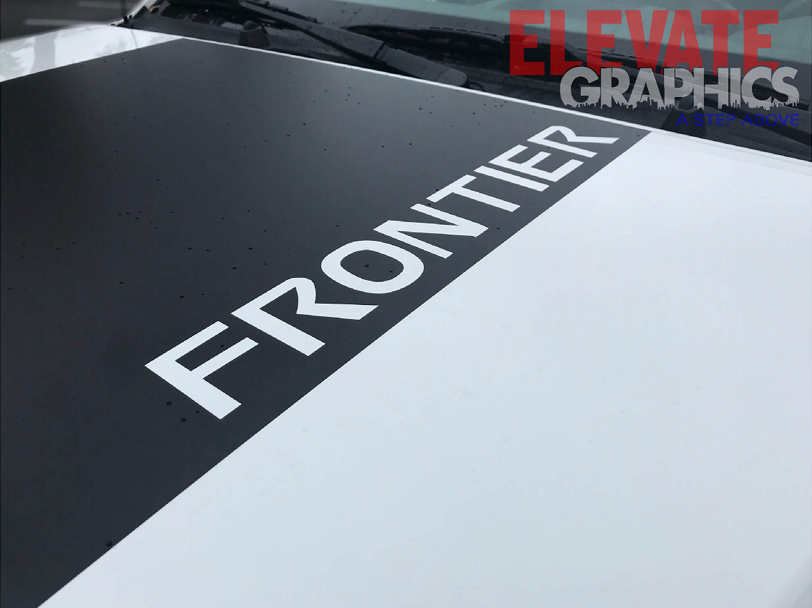 Frontier Graphics Nissan Frontier Hood & Side Stripes: Auto Vinyl Graphics 3M Decals And ...