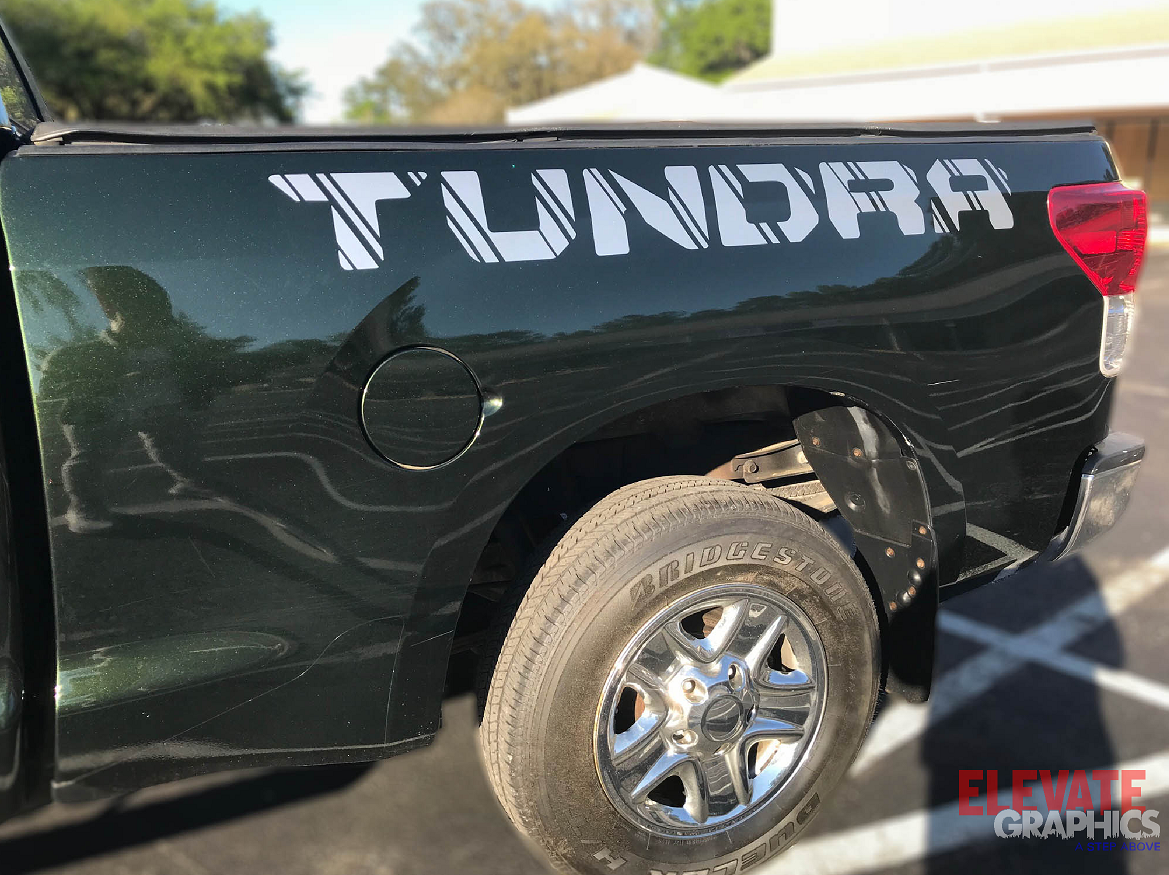 3M Custom Hood Stripe Decal – For 2014-2021 Toyota Tundra – 9 Color Options – Precision Cut Vinyl
