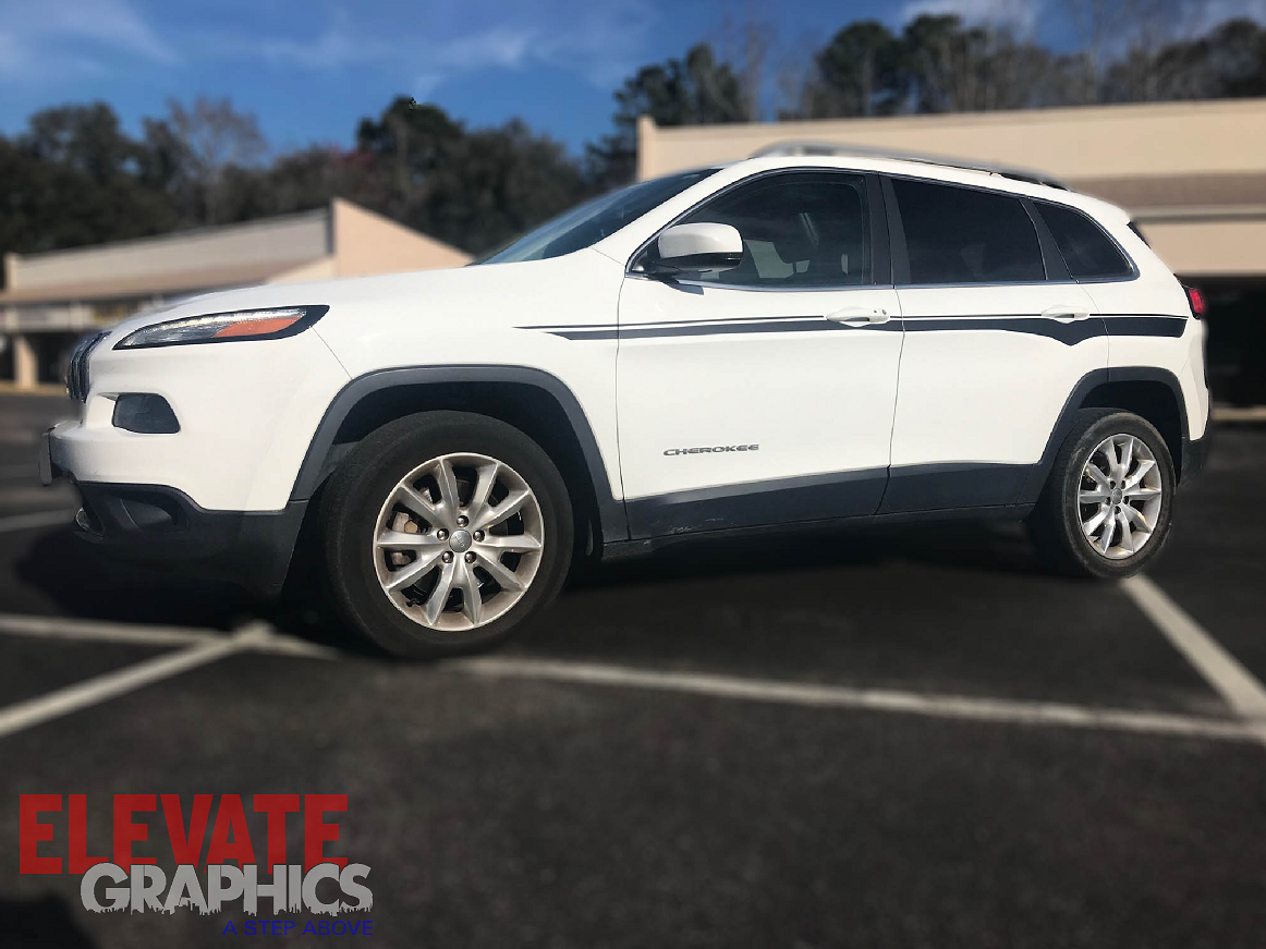 Jeep Cherokee 3m Vinyl Stripes OEM Style Graphics, Custom Stickers, And ...