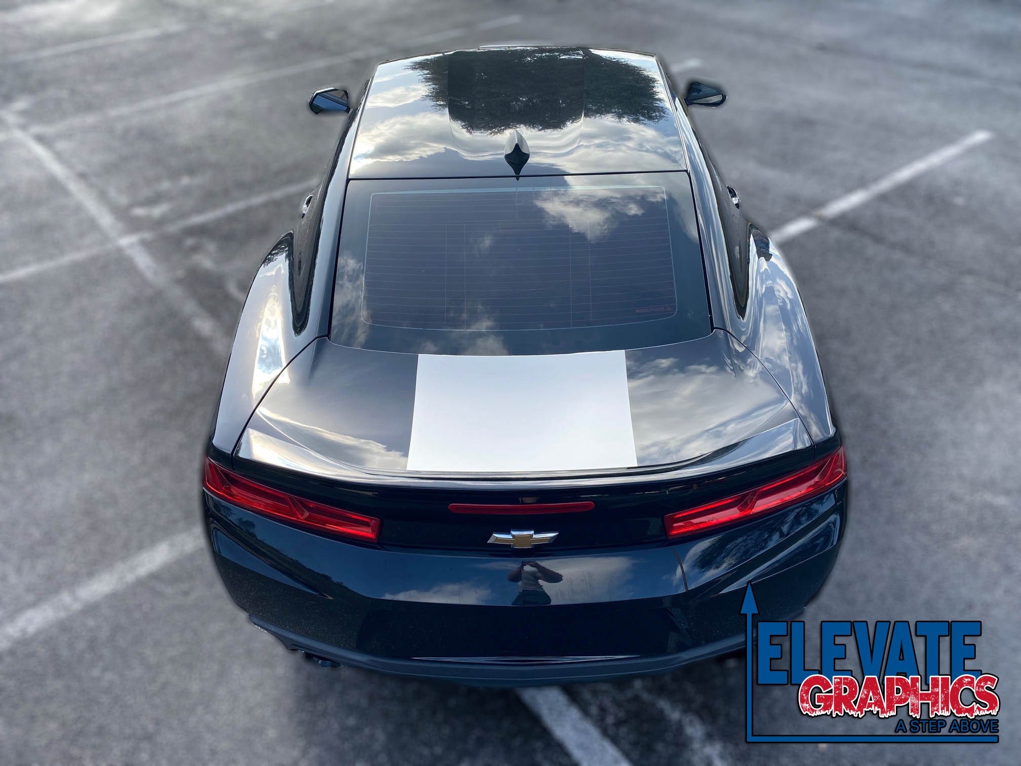 Chevy Camaro Hood Rally Zoom Stripes 3M Auto Graphics Vinyl Decals 2010-2018 - Elevate Graphics