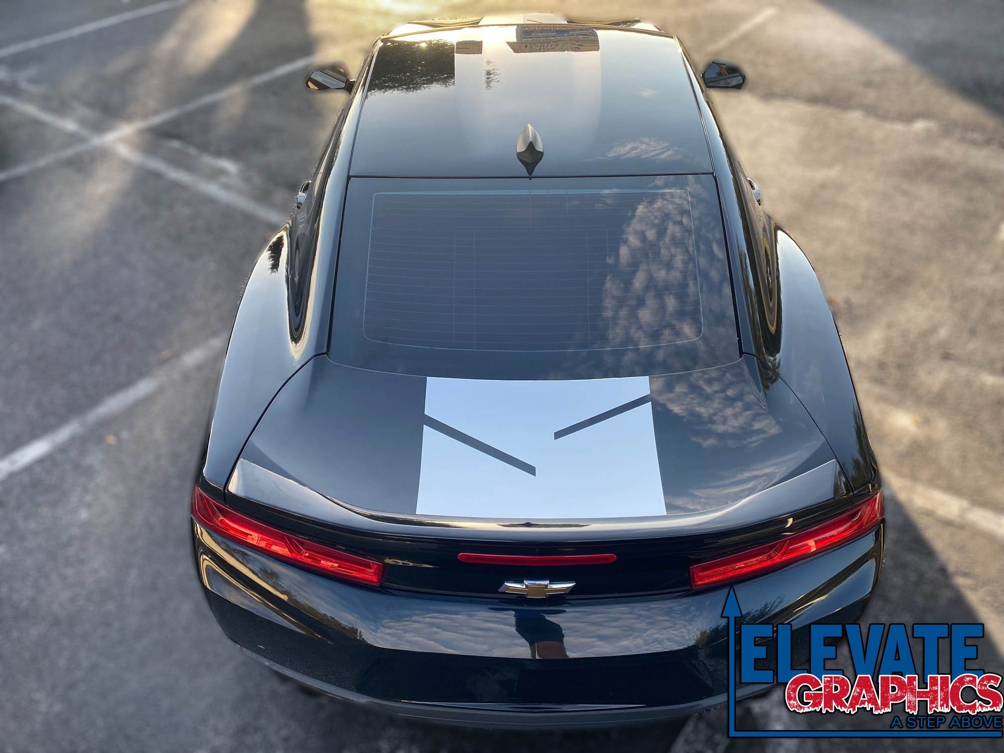 Chevy Camaro Hood Rally Zoom Stripes 3M Auto Graphics Vinyl Decals 2010-2018 - Elevate Graphics